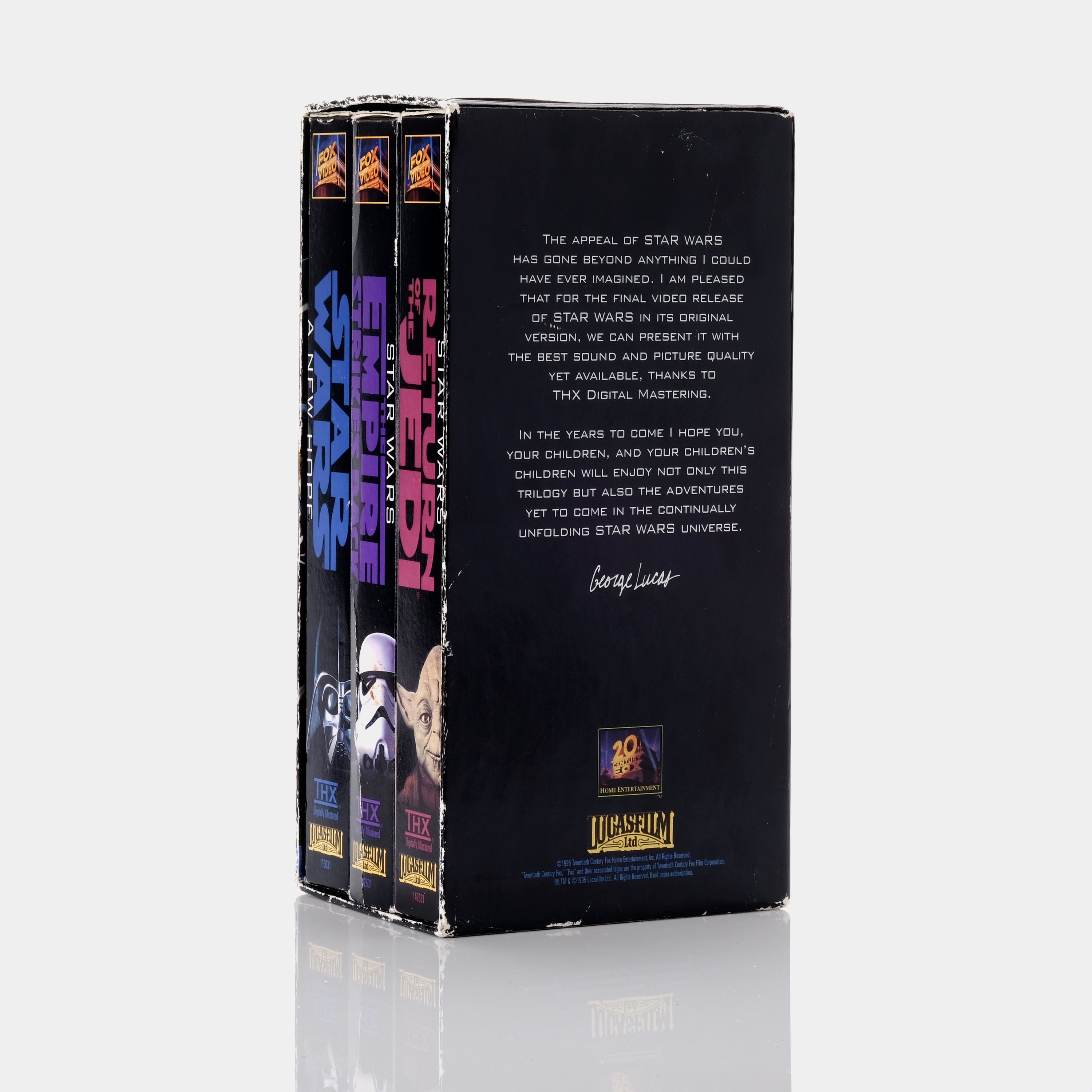 Star Wars Trilogy VHS Tape Set