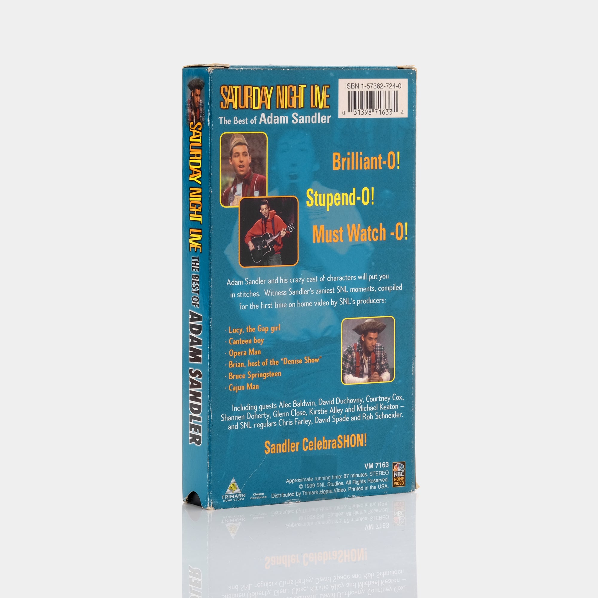 Saturday Night Live The Best of Adam Sandler VHS Tape