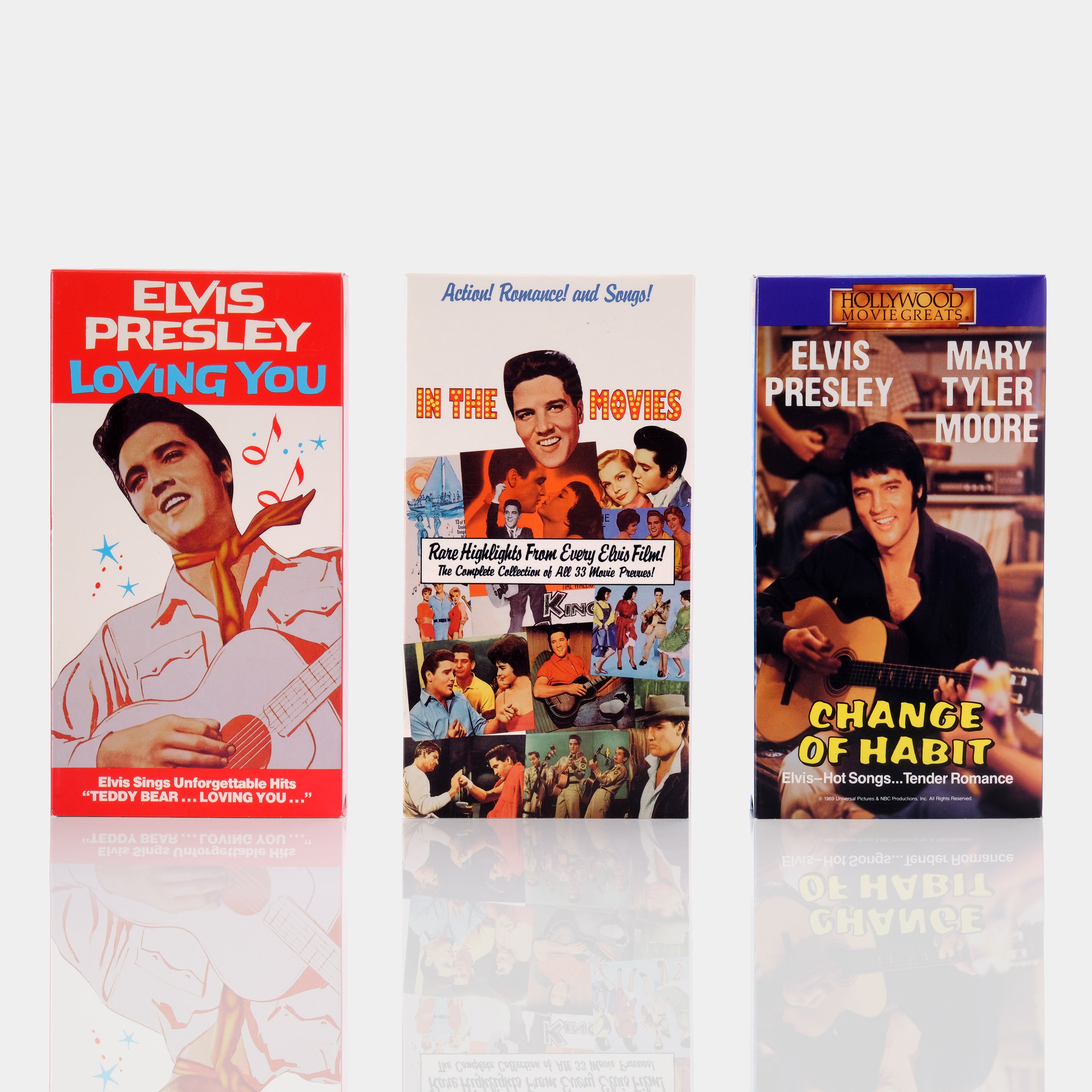 The Elvis Collection VHS Tape Set