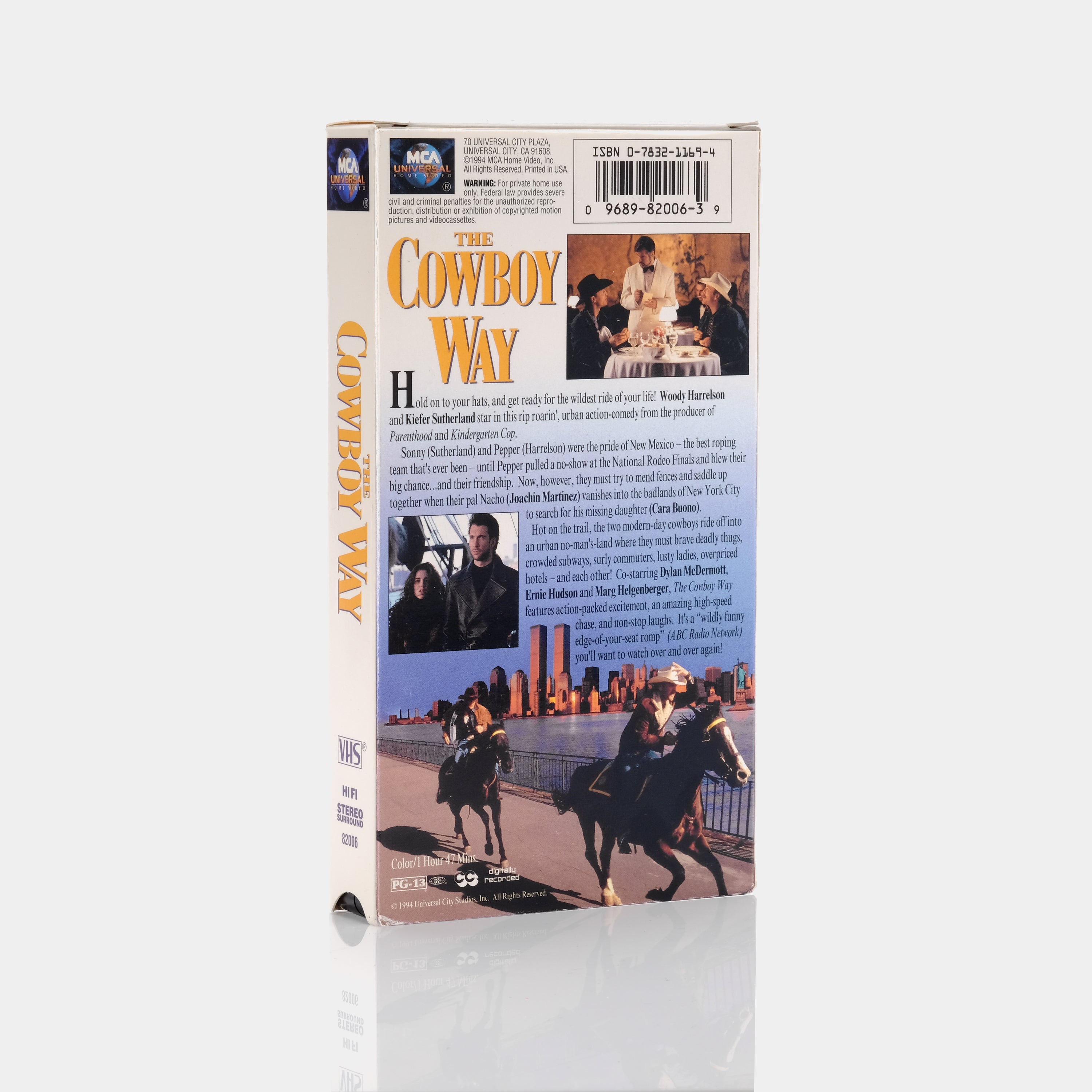 The Cowboy Way VHS Tape