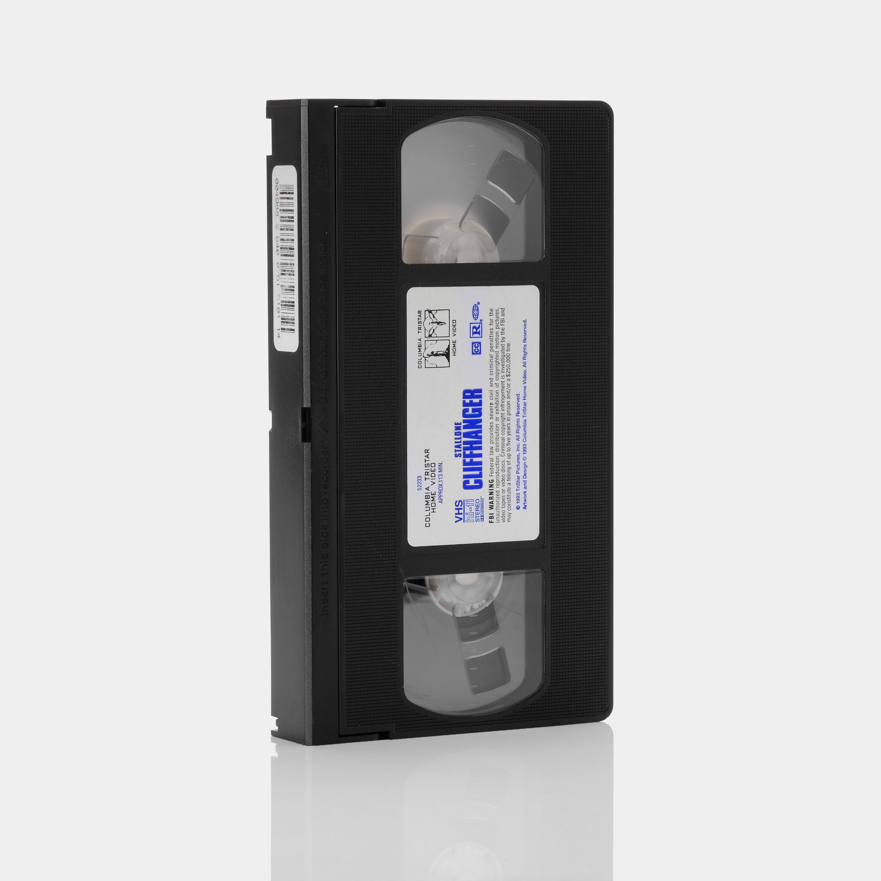 Cliffhanger VHS Tape