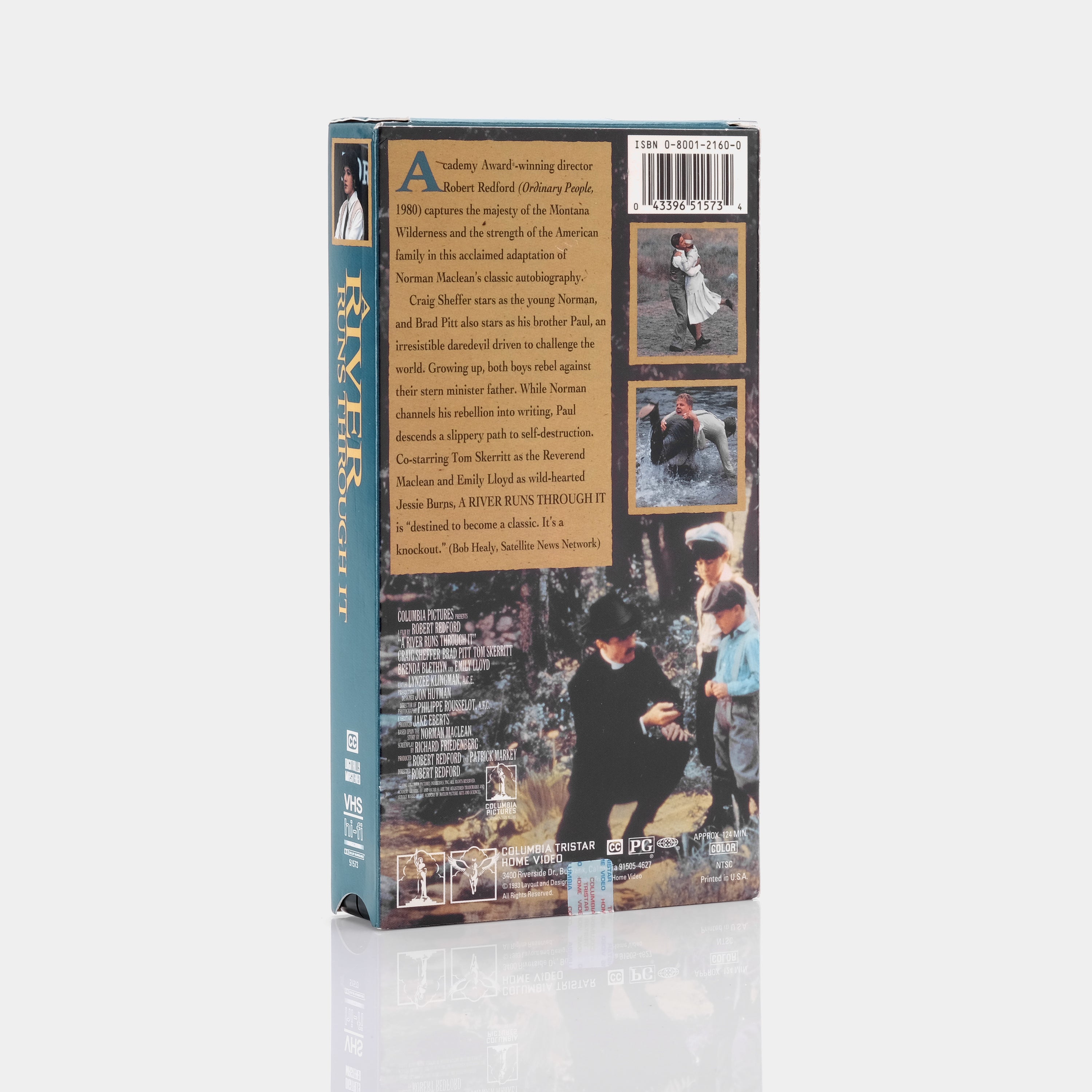 A River Runs Through It VHS Tape