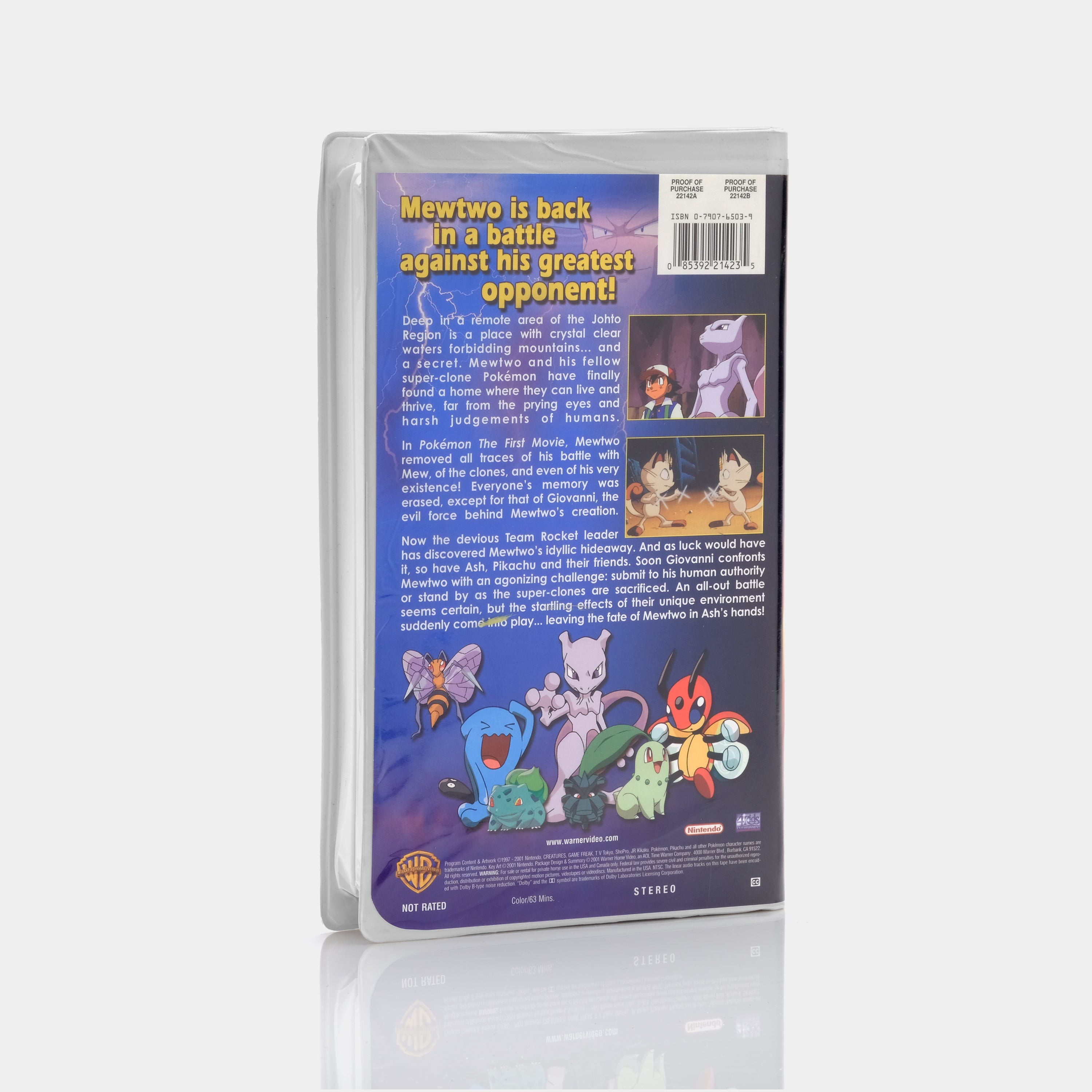 Mewtwo returns screening copy, anyone have any info on this? found at a  thrift store. : r/VHS
