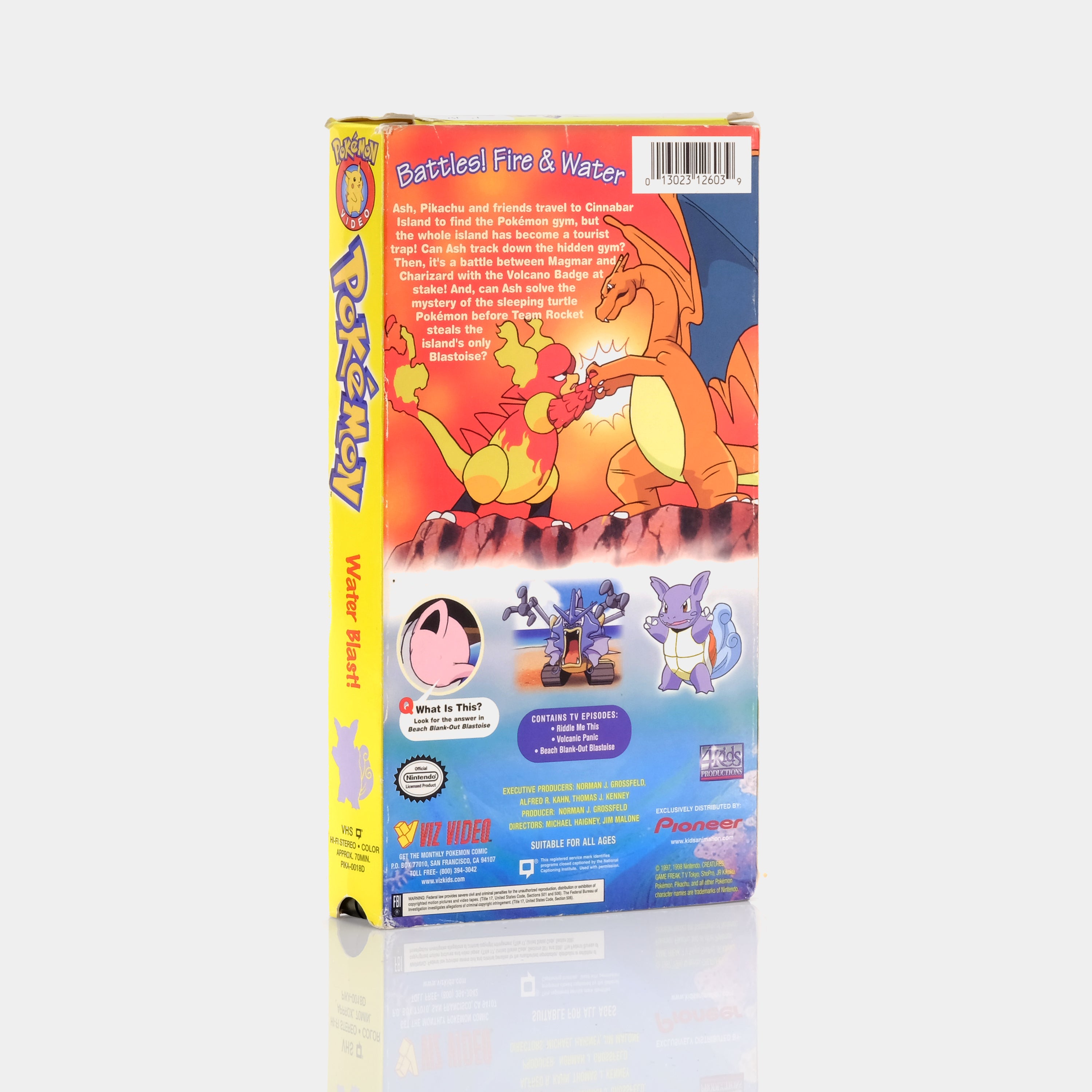 Pokémon: Water Blast! VHS Tape