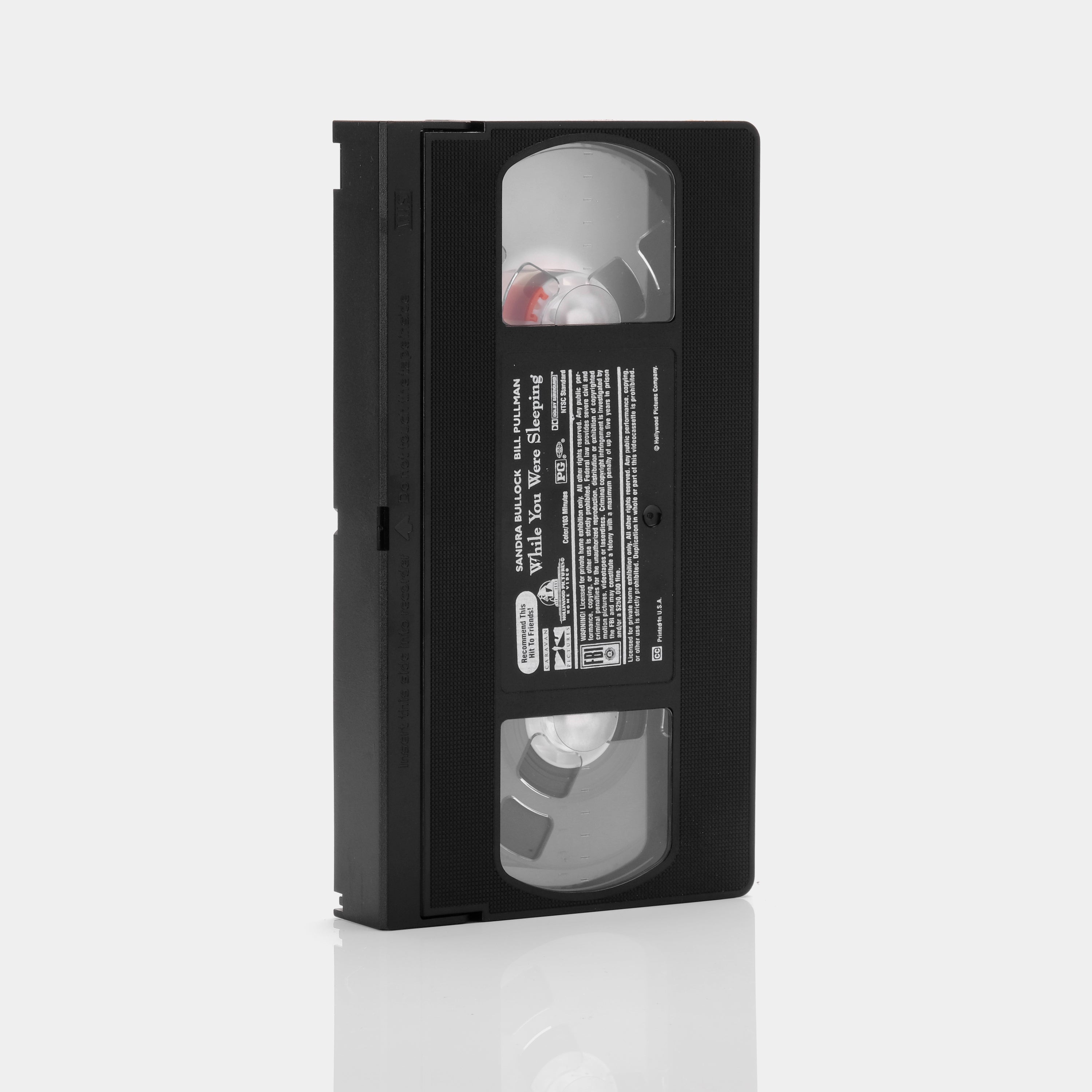 While You Where Sleeping VHS Tape