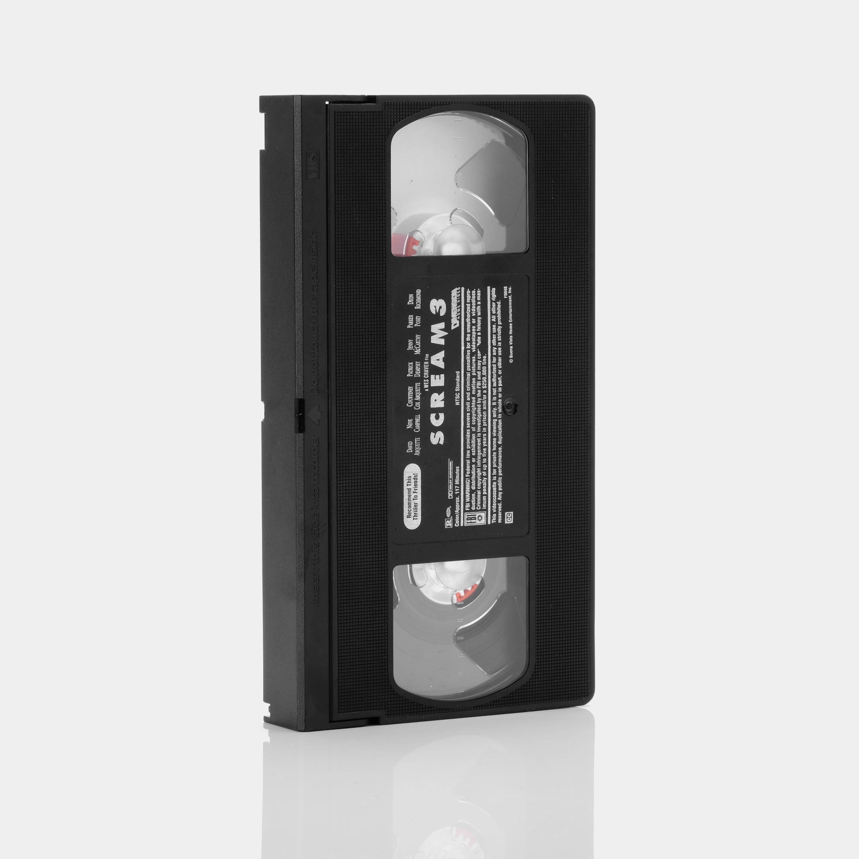 Scream 3 VHS Tape