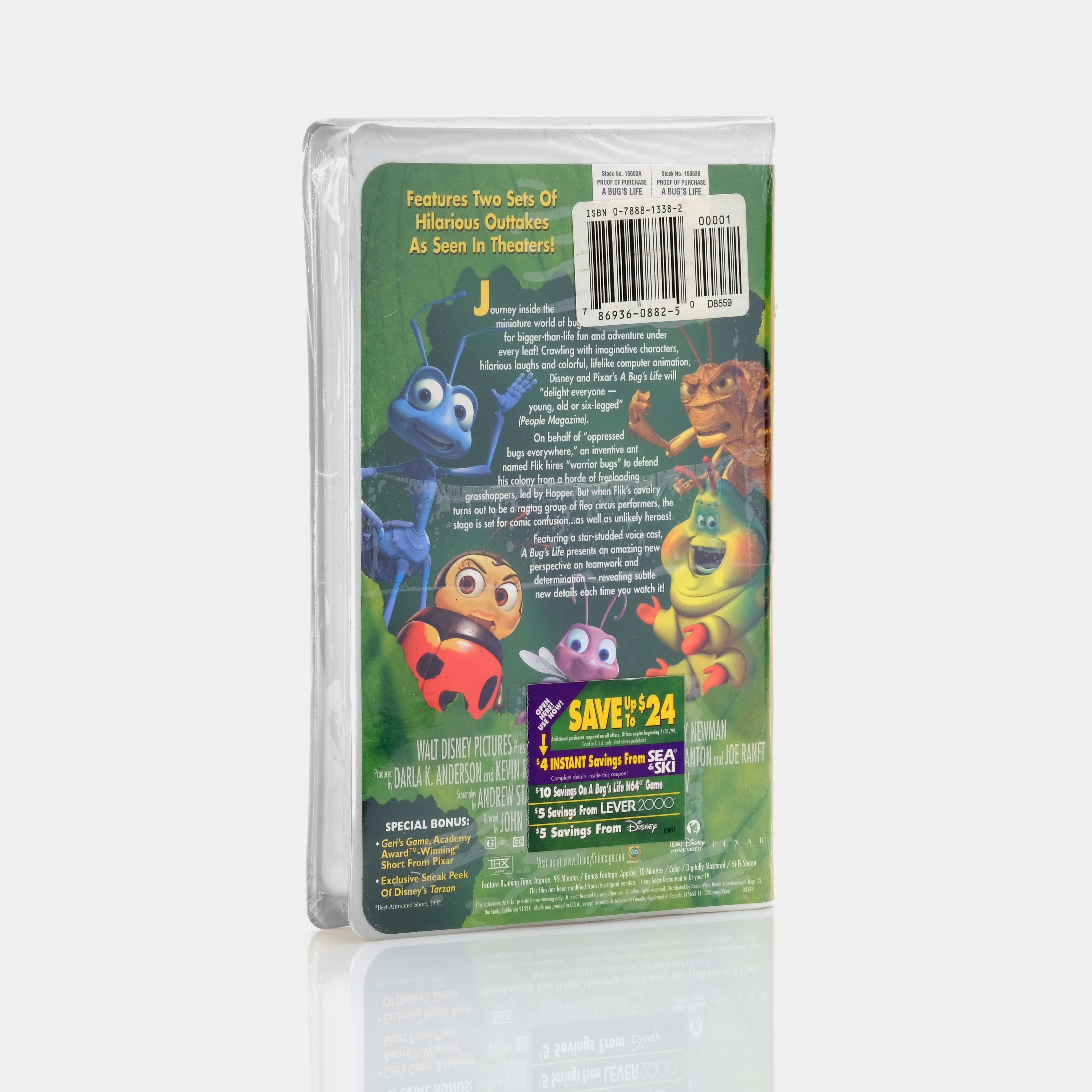 Disney's A Bug's Life (Sealed) VHS Tape