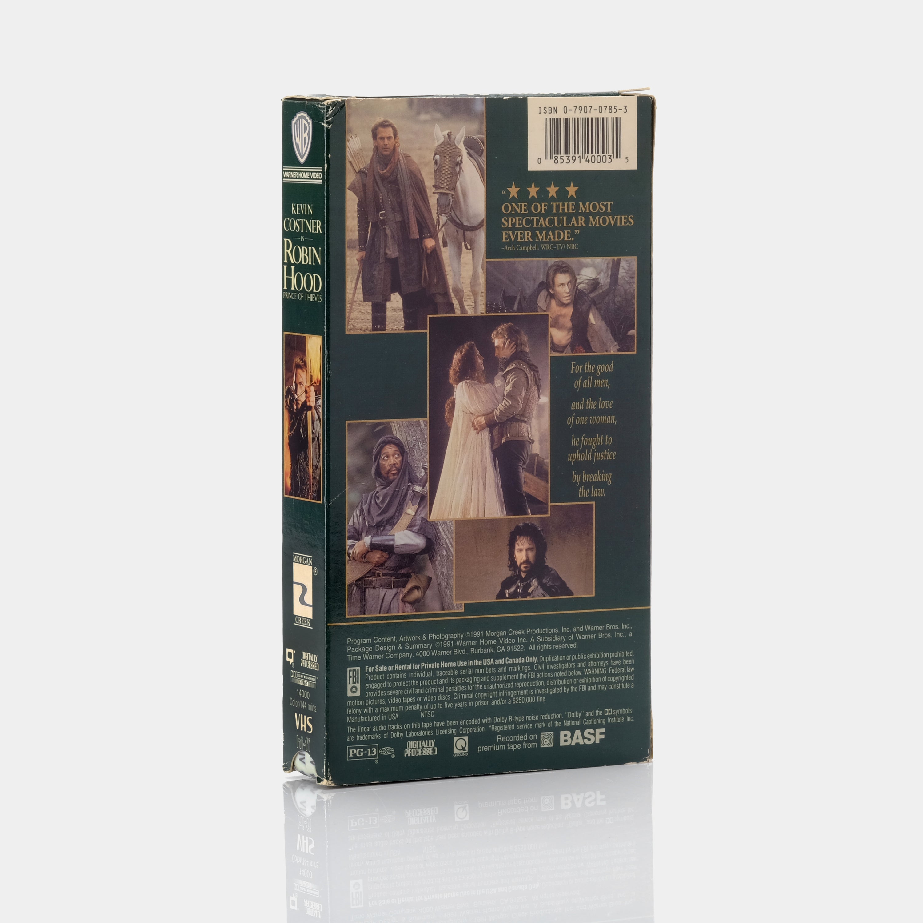 Robin Hood: Prince of Thieves VHS Tape