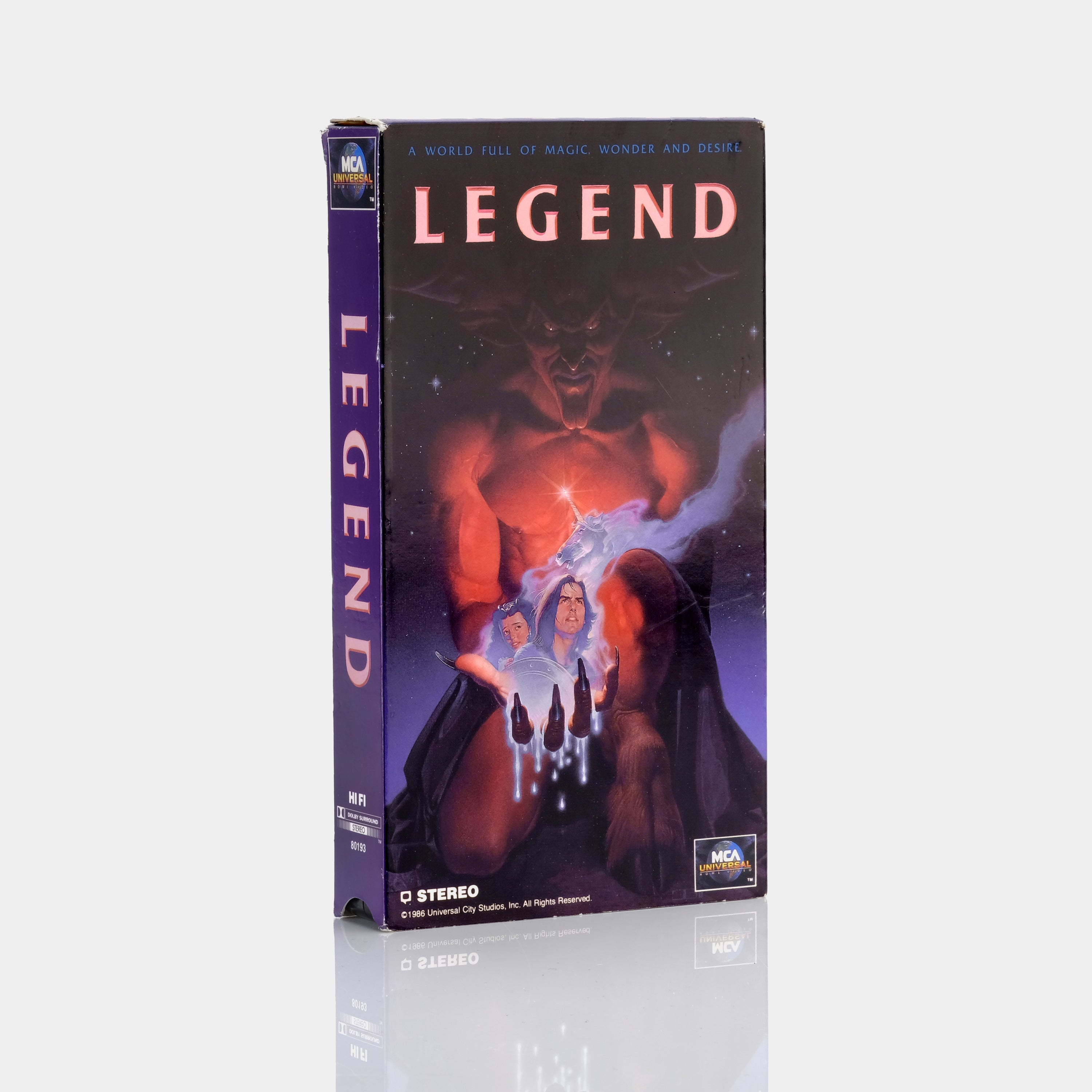 Legend VHS Tape