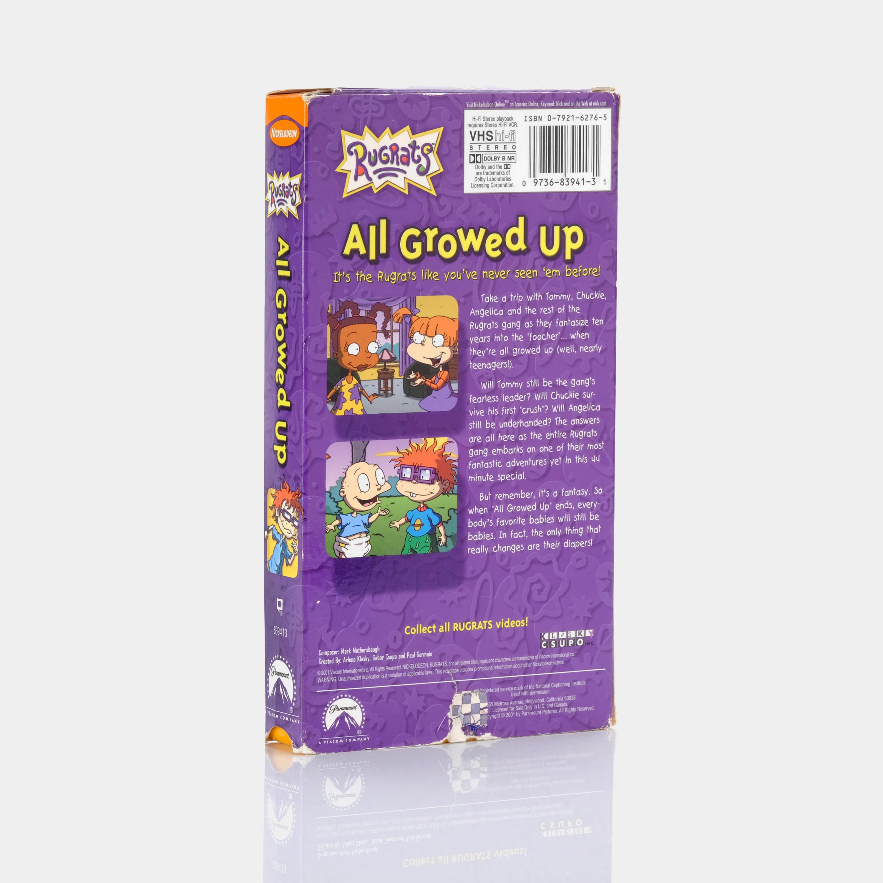 The Rugrats: All Growed Up VHS Tape