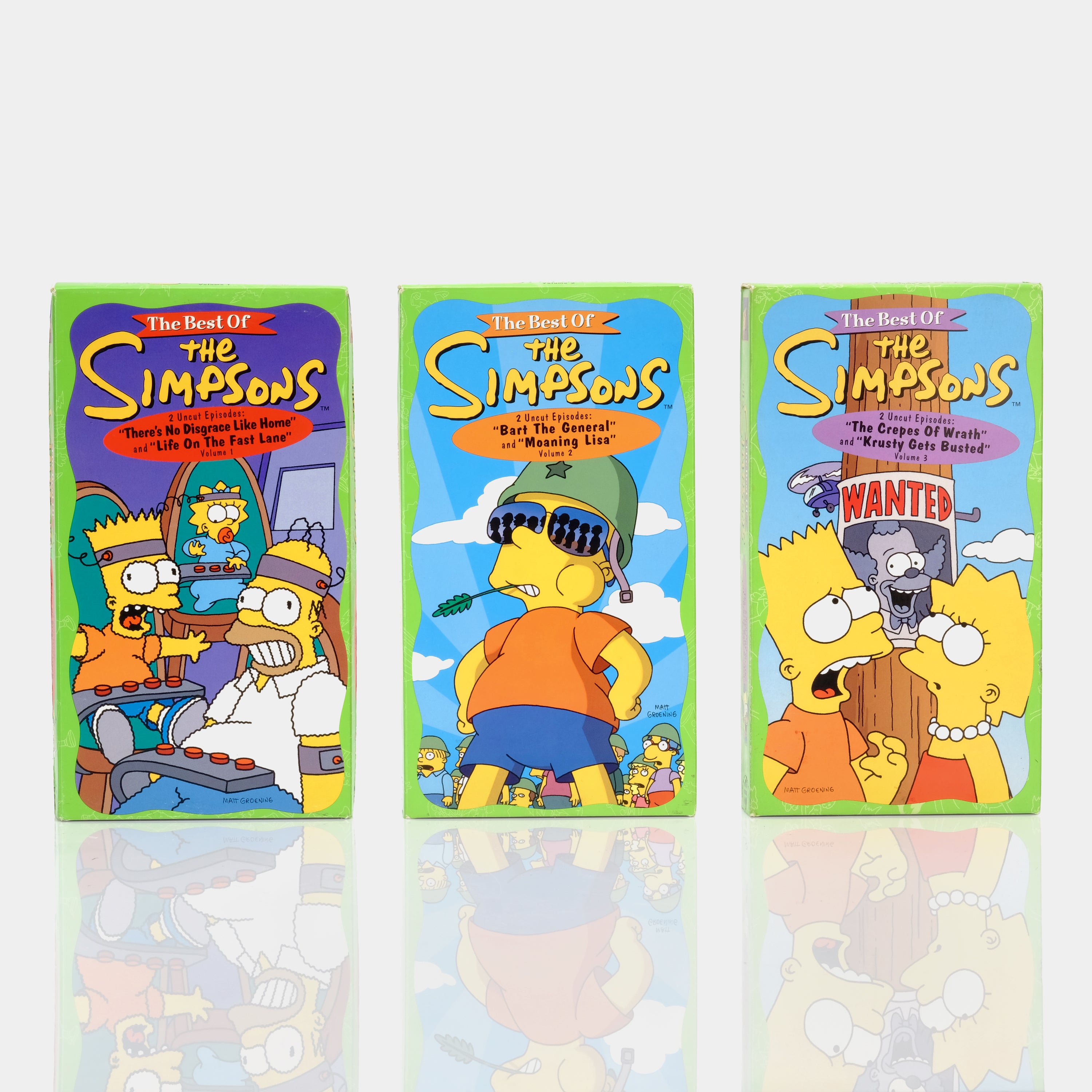 The Best Of The Simpsons VHS Tape Set