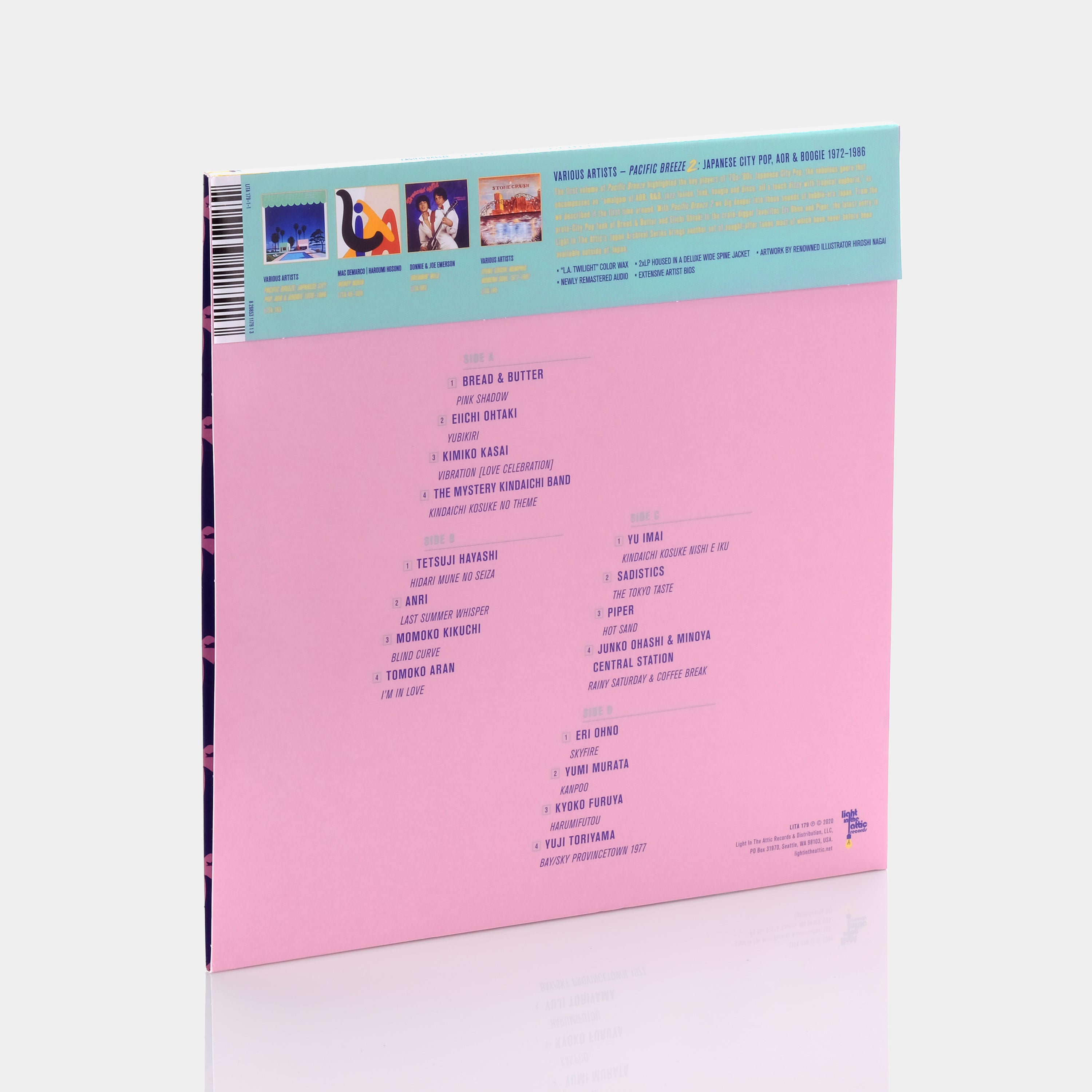 Pacific Breeze 2: Japanese City Pop, AOR & Boogie 1972-1986 2xLP L.A. Twilight Vinyl Record