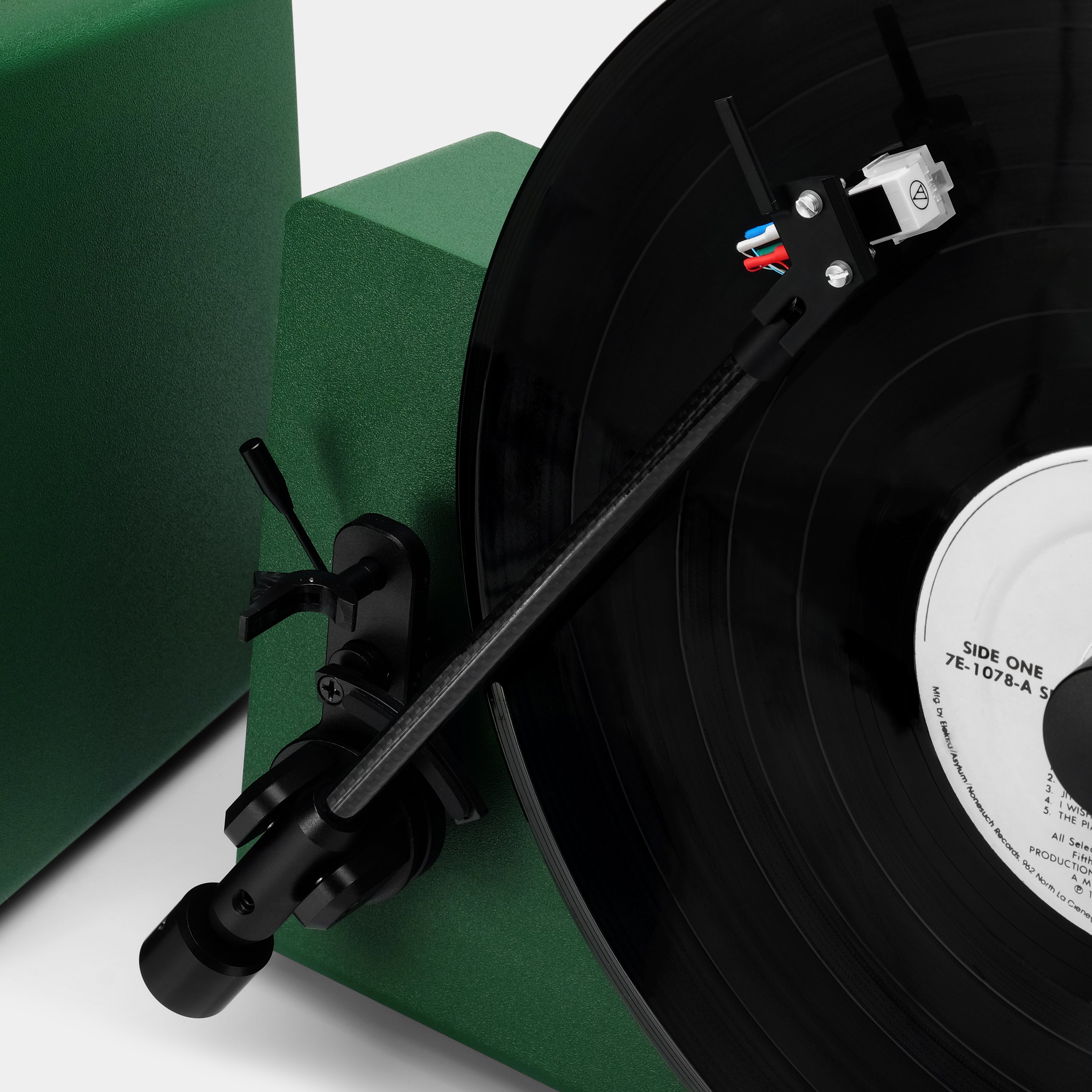 MORE Vertical Play Station Green Turntable