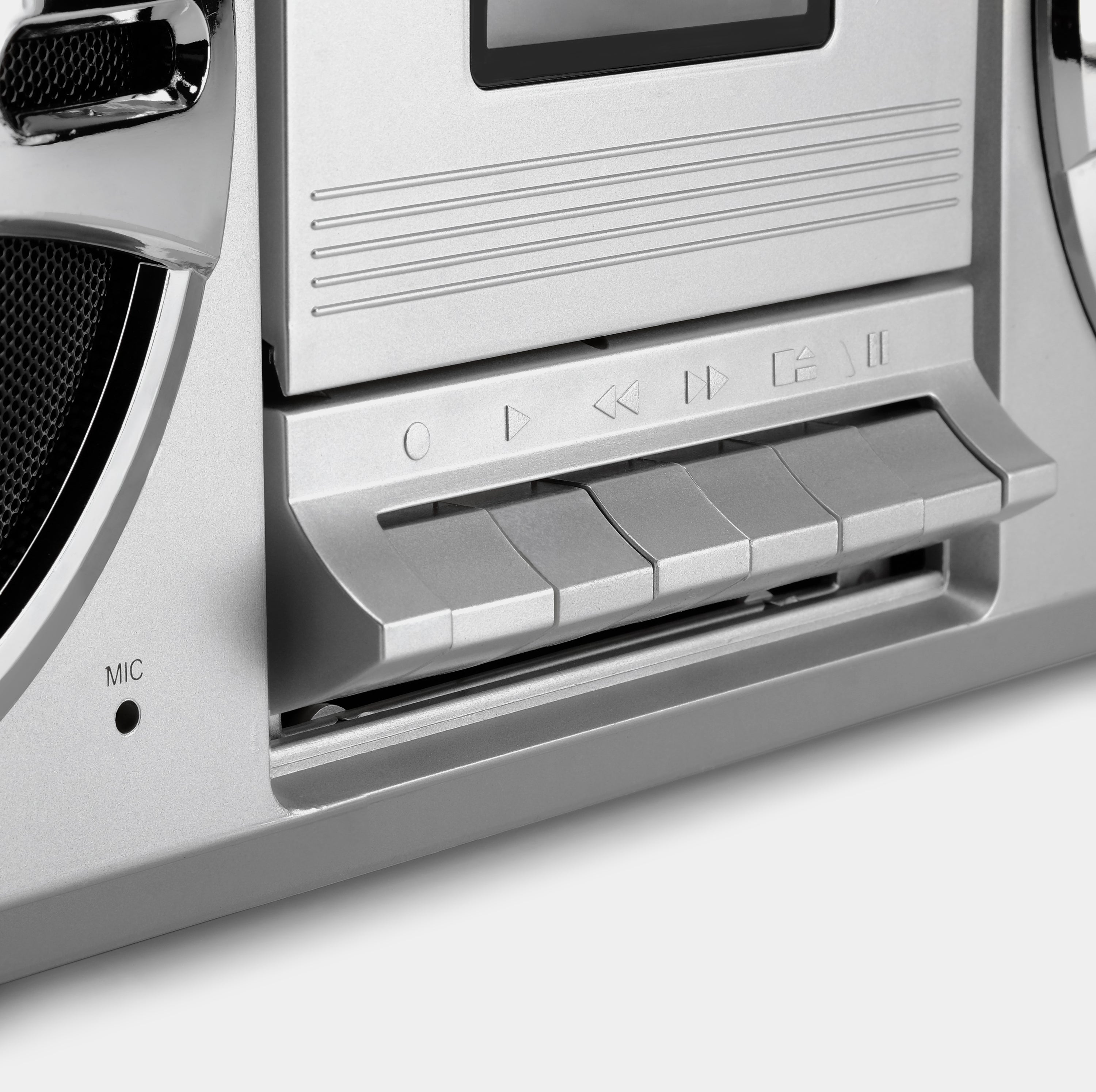 Victrola Bluetooth AM/FM Boombox Cassette Player
