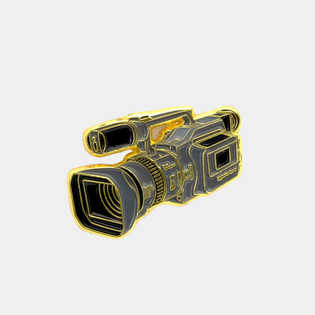 Camera Pinsel Video Camera Enamel Pin – Retrospekt