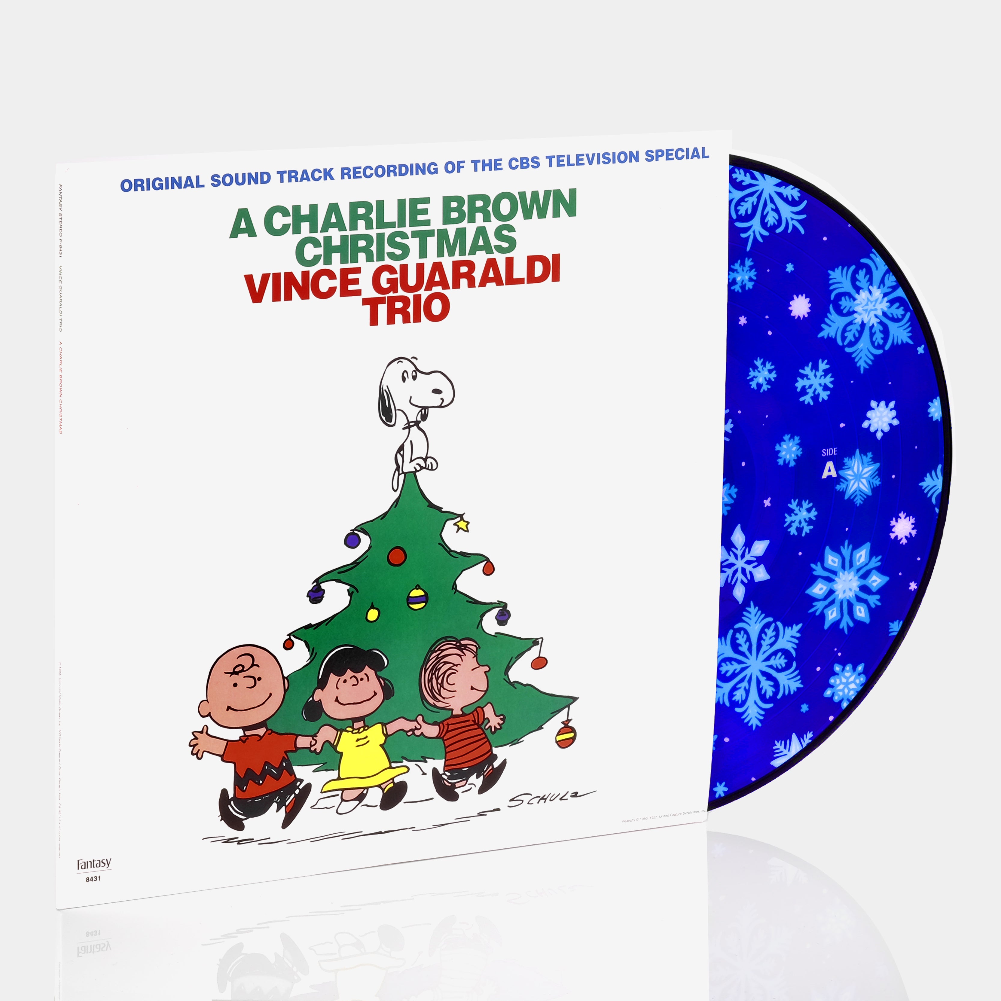Vince Guaraldi Trio - A Charlie Brown Christmas LP Snowflake Picture Disc Vinyl Record