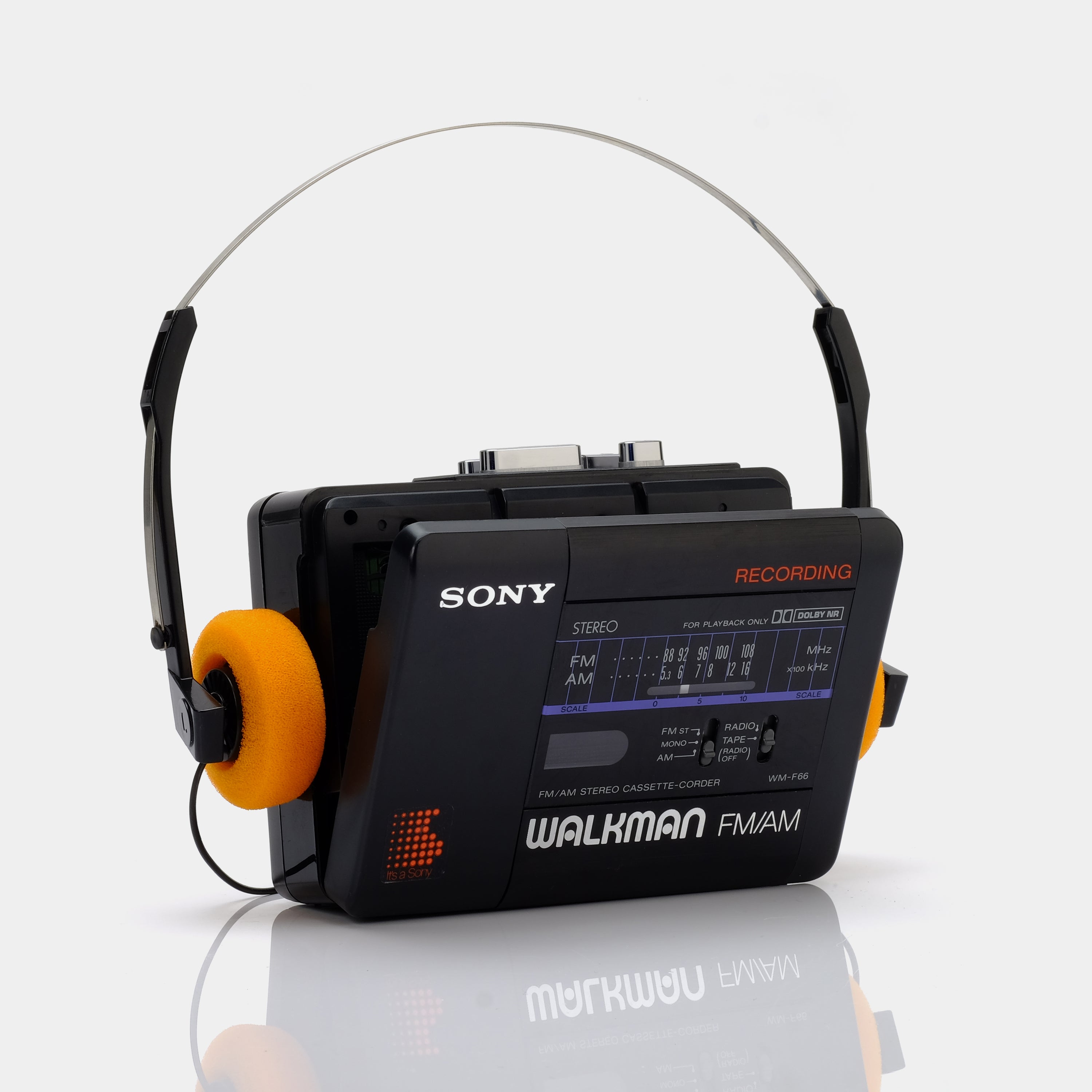 Sony Walkman WM-F66 Portable Cassette Player/Recorder