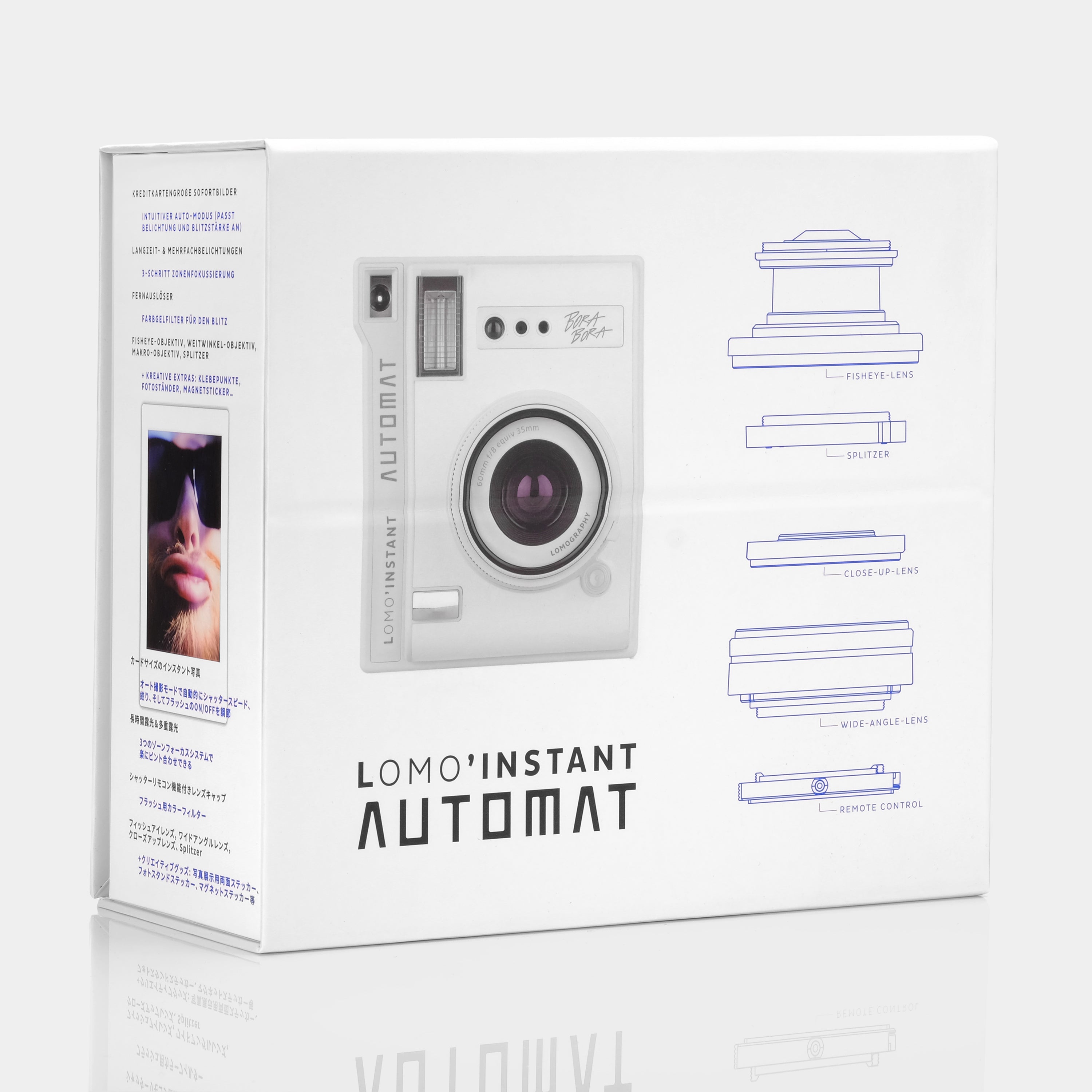 Lomography Lomo'Instant Automat (Bora Bora Edition) Instax Mini White Instant Film Camera