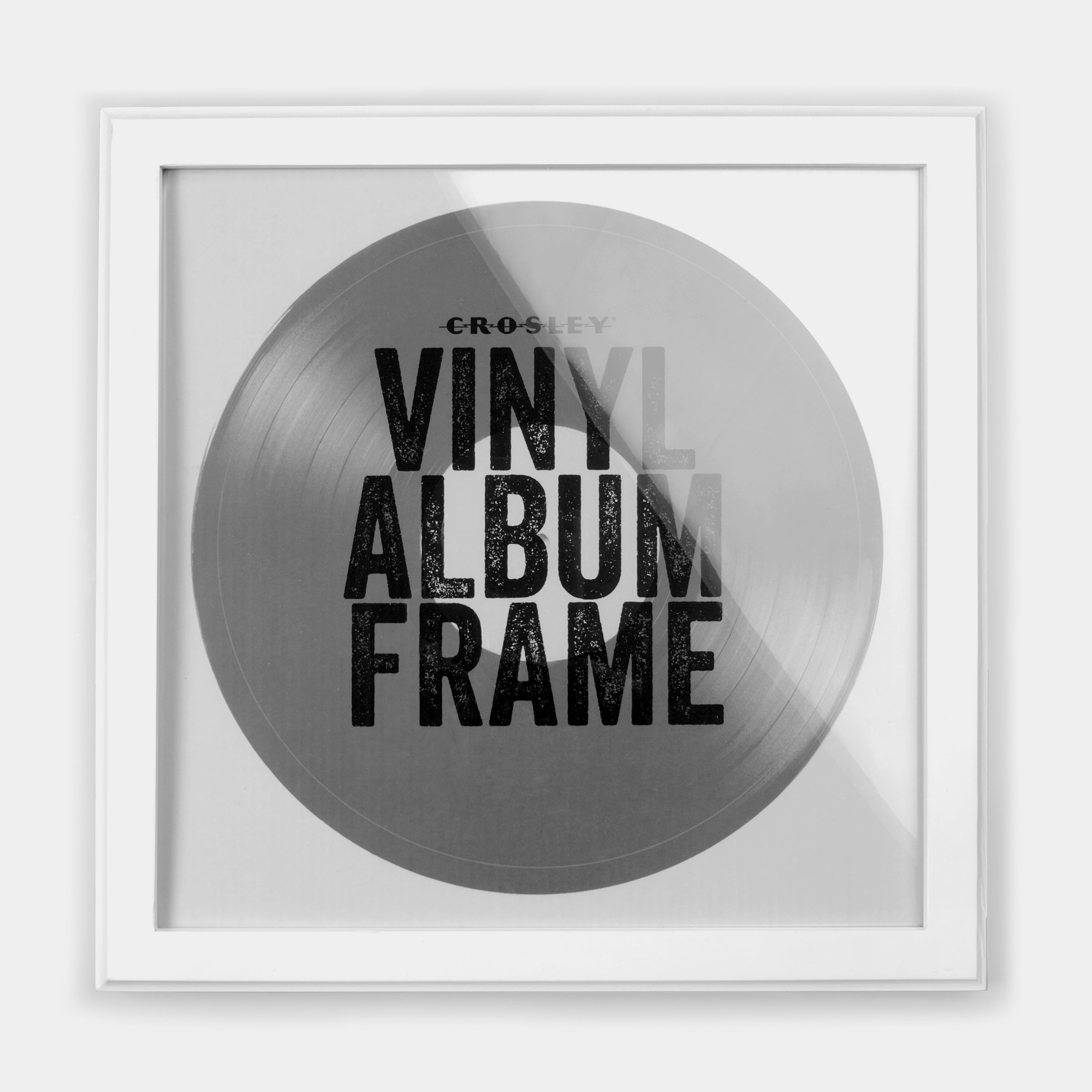 Crosley Wood Vinyl Record Frame - White