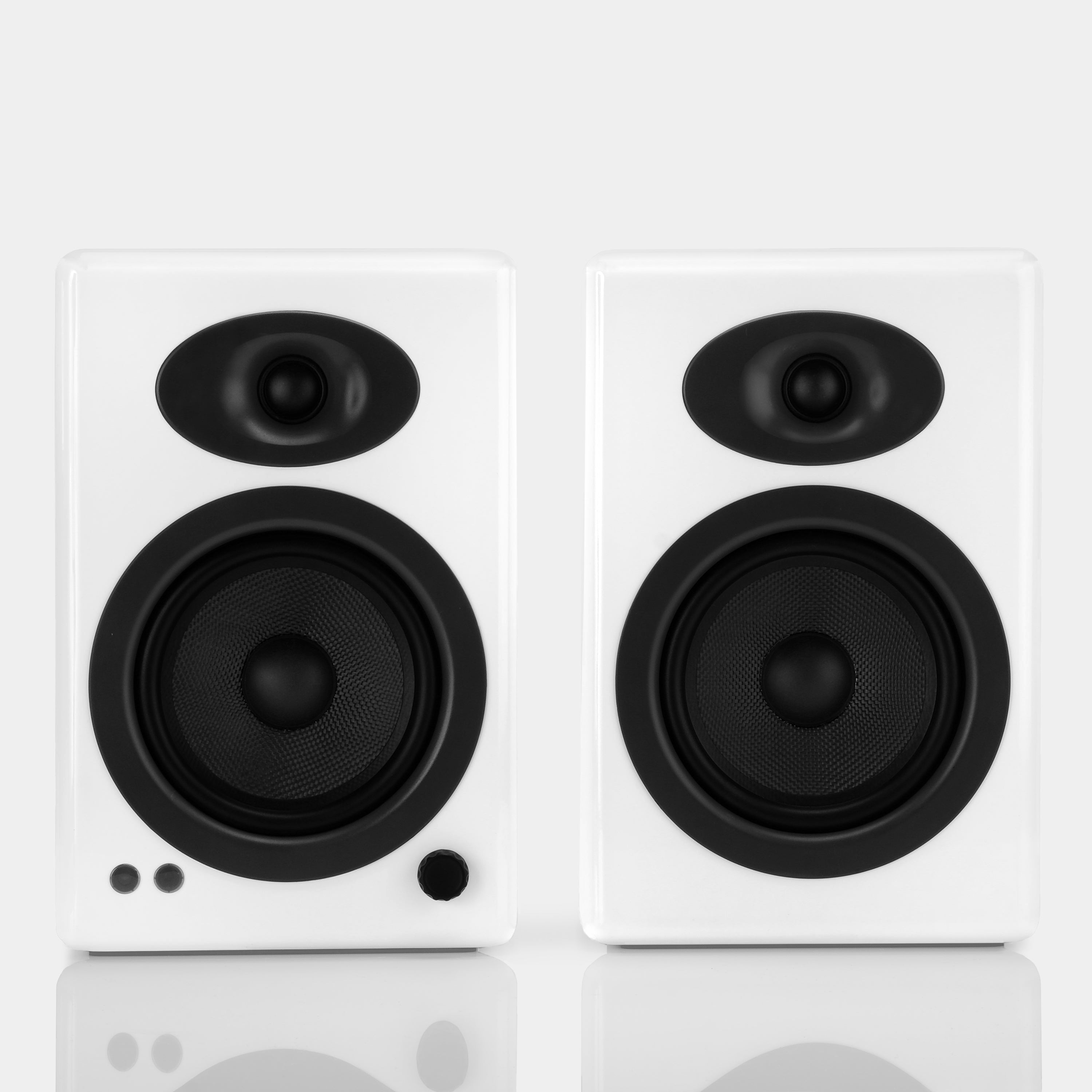 Audioengine A5+ White Wireless Home Music System With Bluetooth