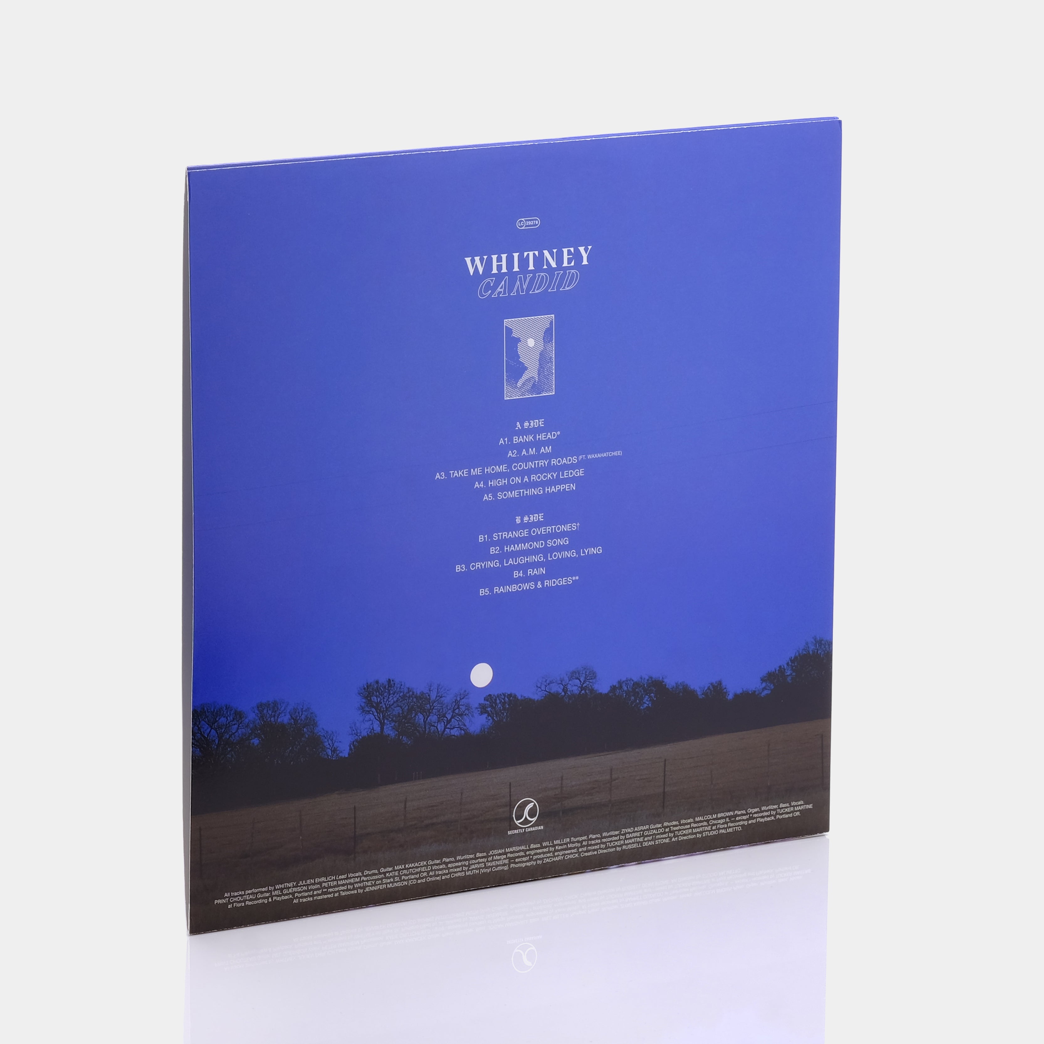 Whitney - Candid LP Blue Vinyl Record