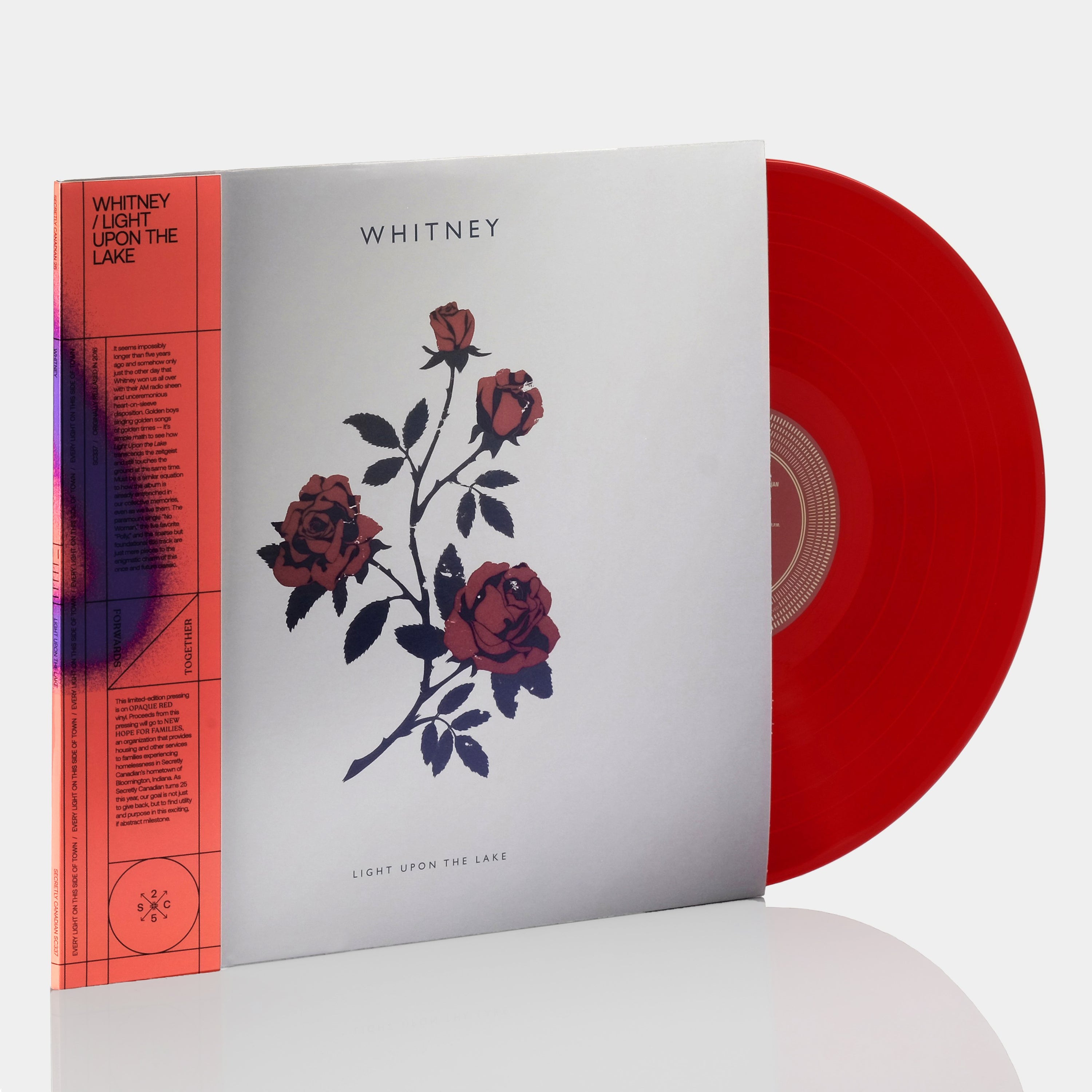 Whitney - Light Upon The Lake LP Opaque Red Vinyl Record