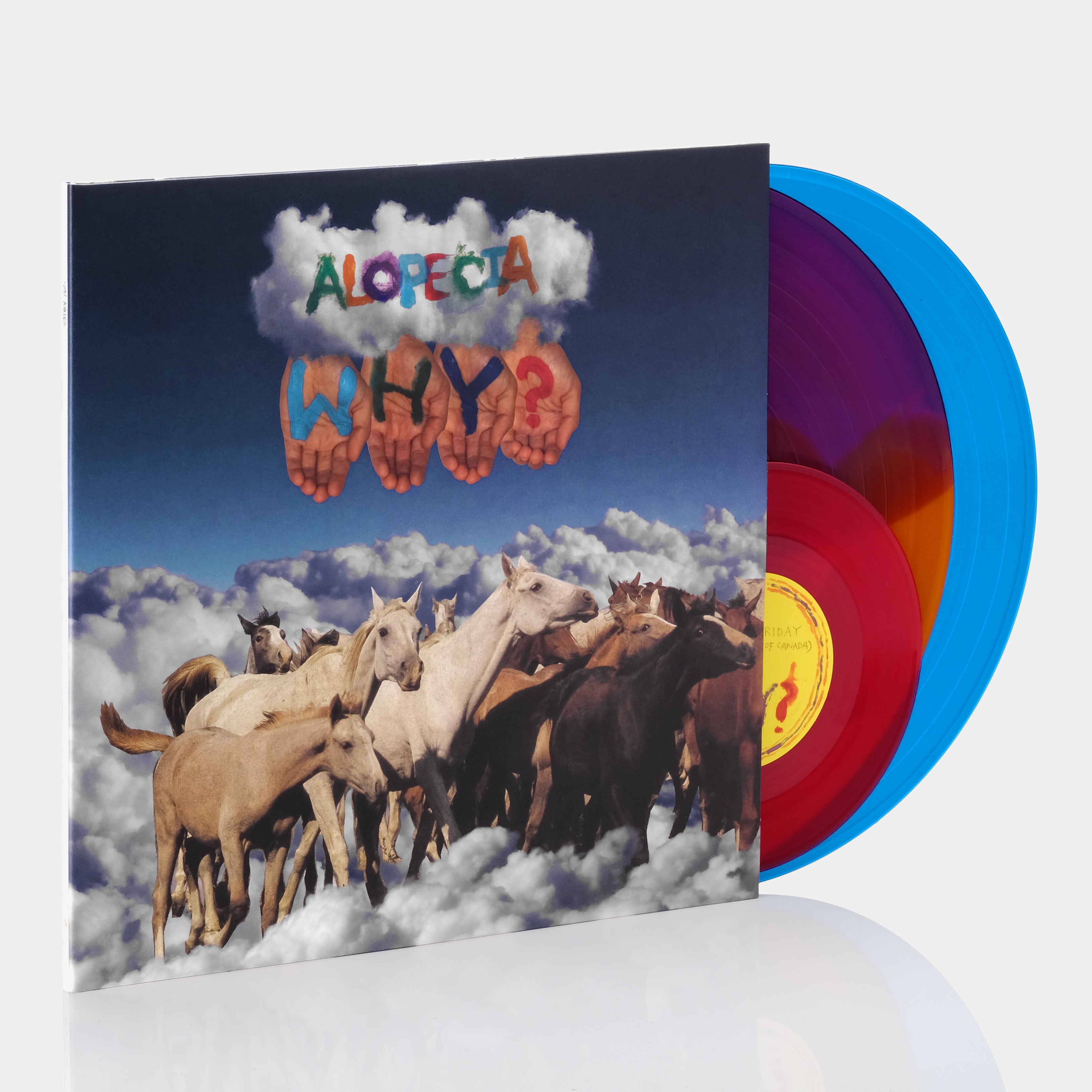 Why? - Alopecia 2xLP Multicolored Vinyl Record + 7" Red Single