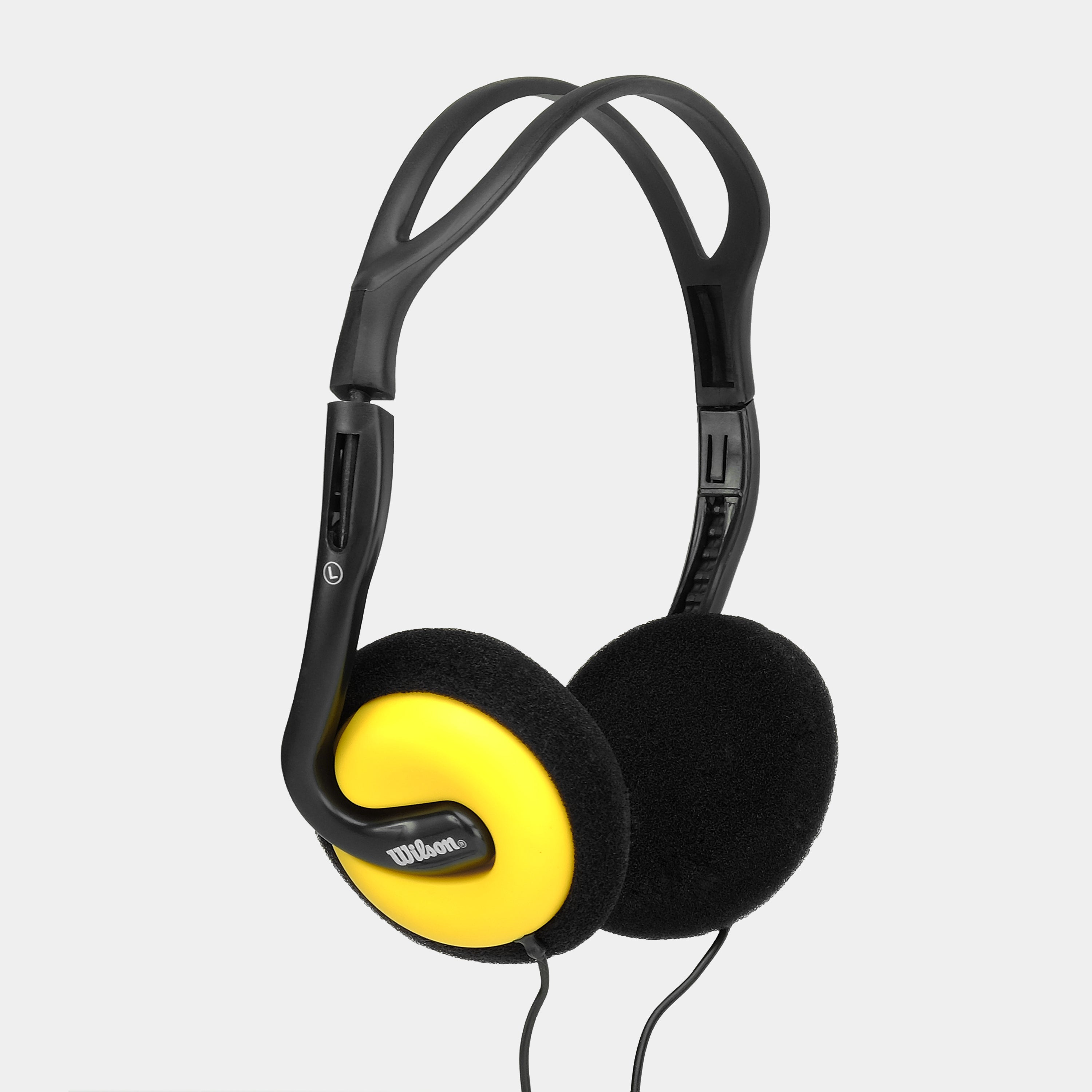 Wilson Black and Yellow Foam On-Ear Headphones