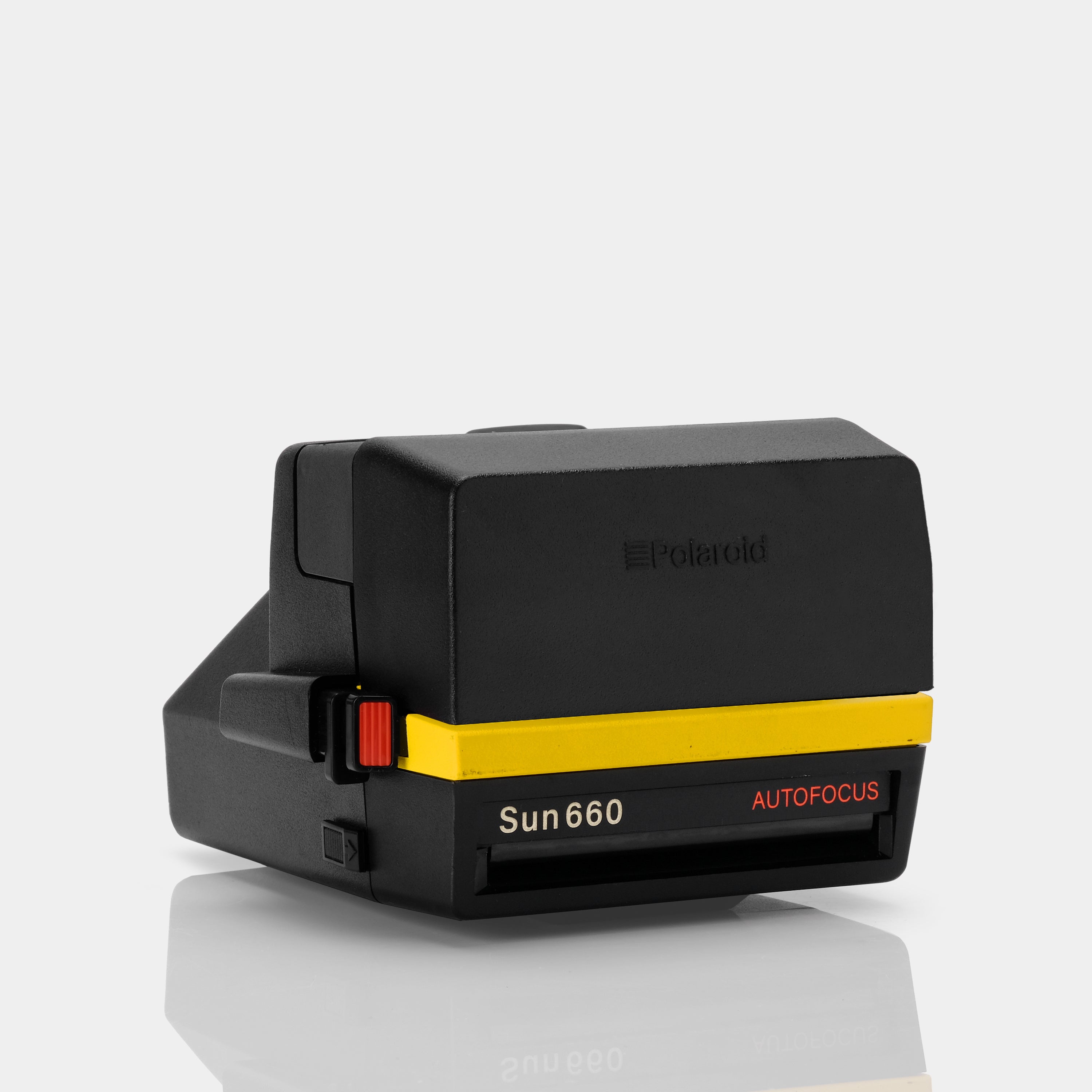 Polaroid 600 Sun660 Autofocus Canary Instant Film Camera
