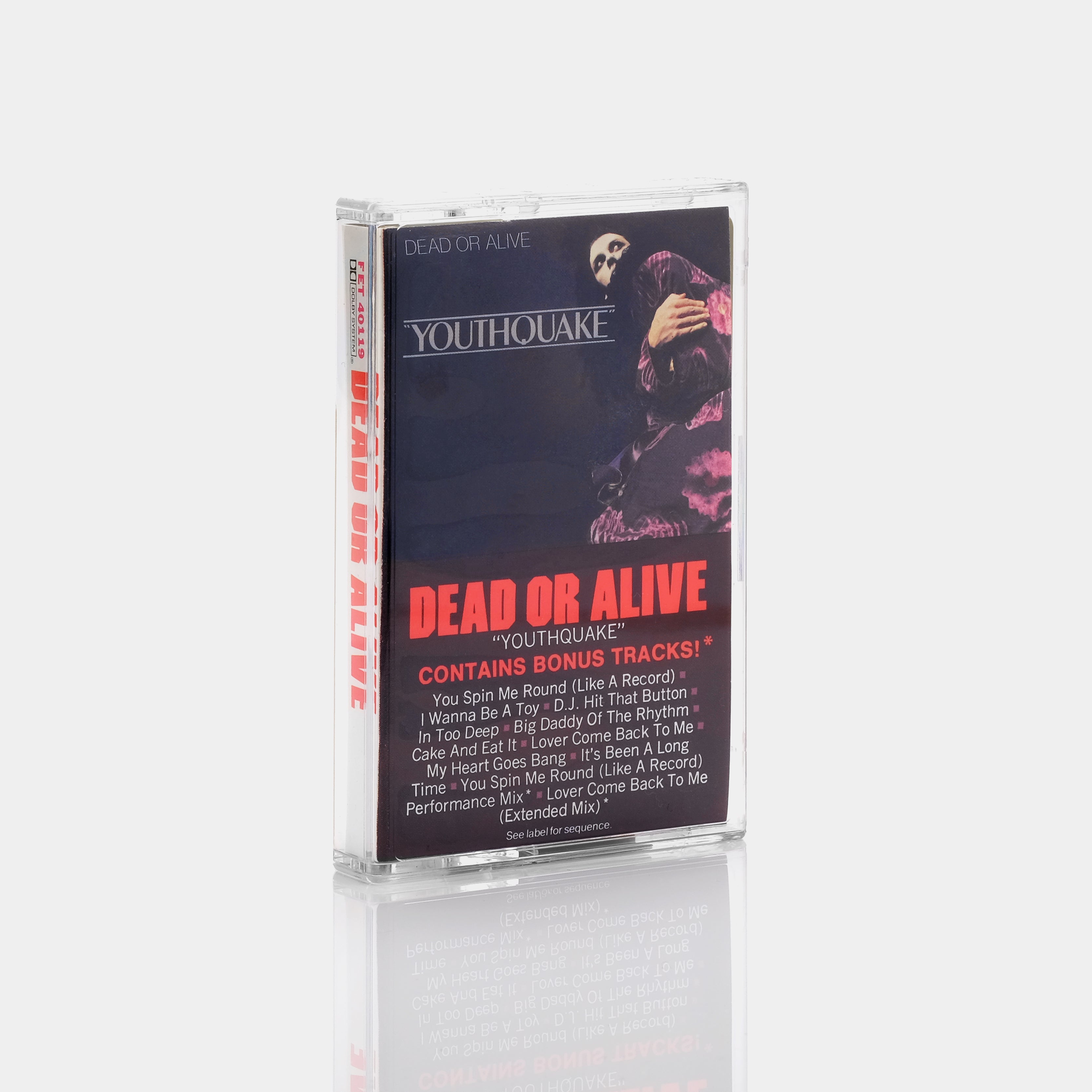 Dead Or Alive - Youthquake Cassette Tape