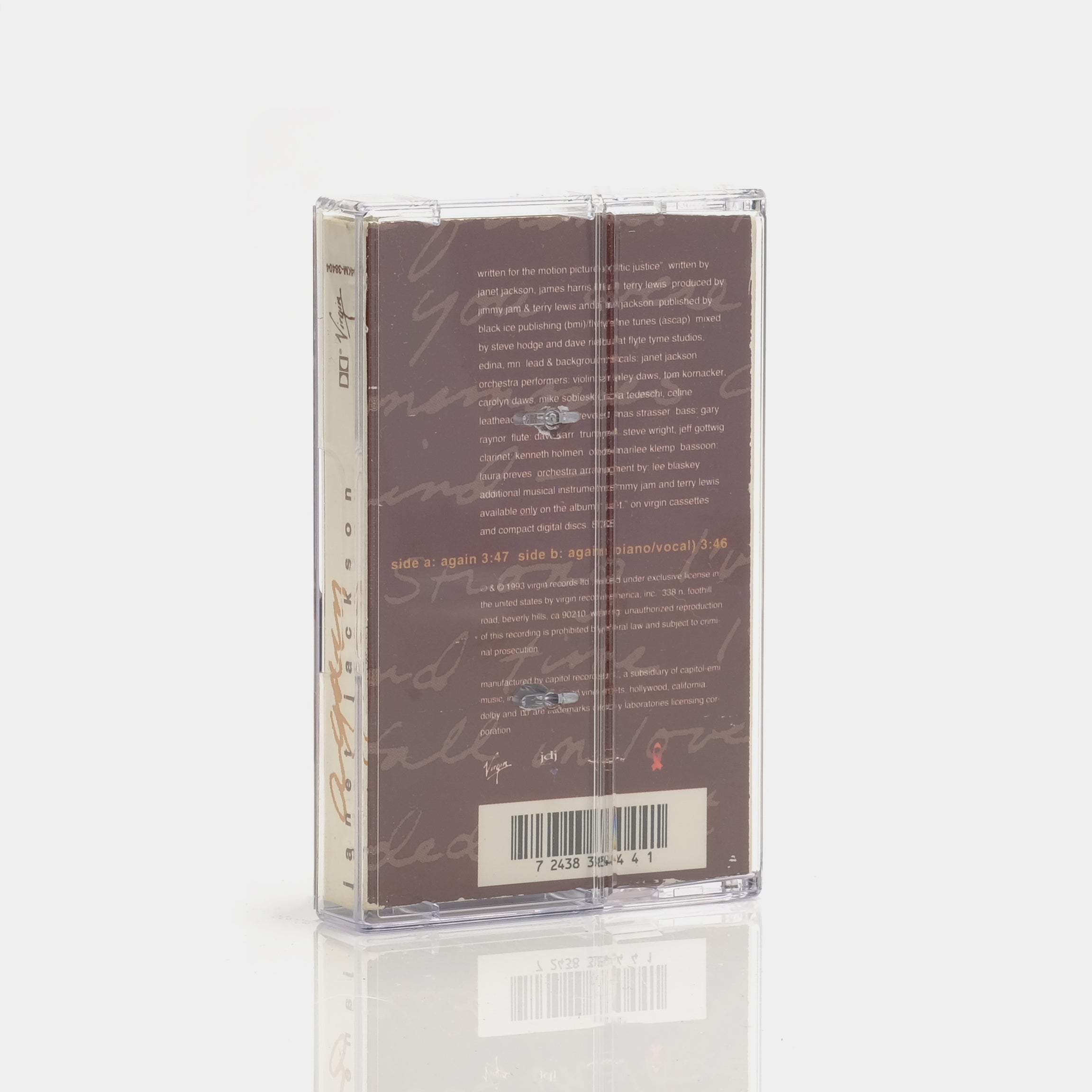 Janet Jackson - Again Cassette Tape Single