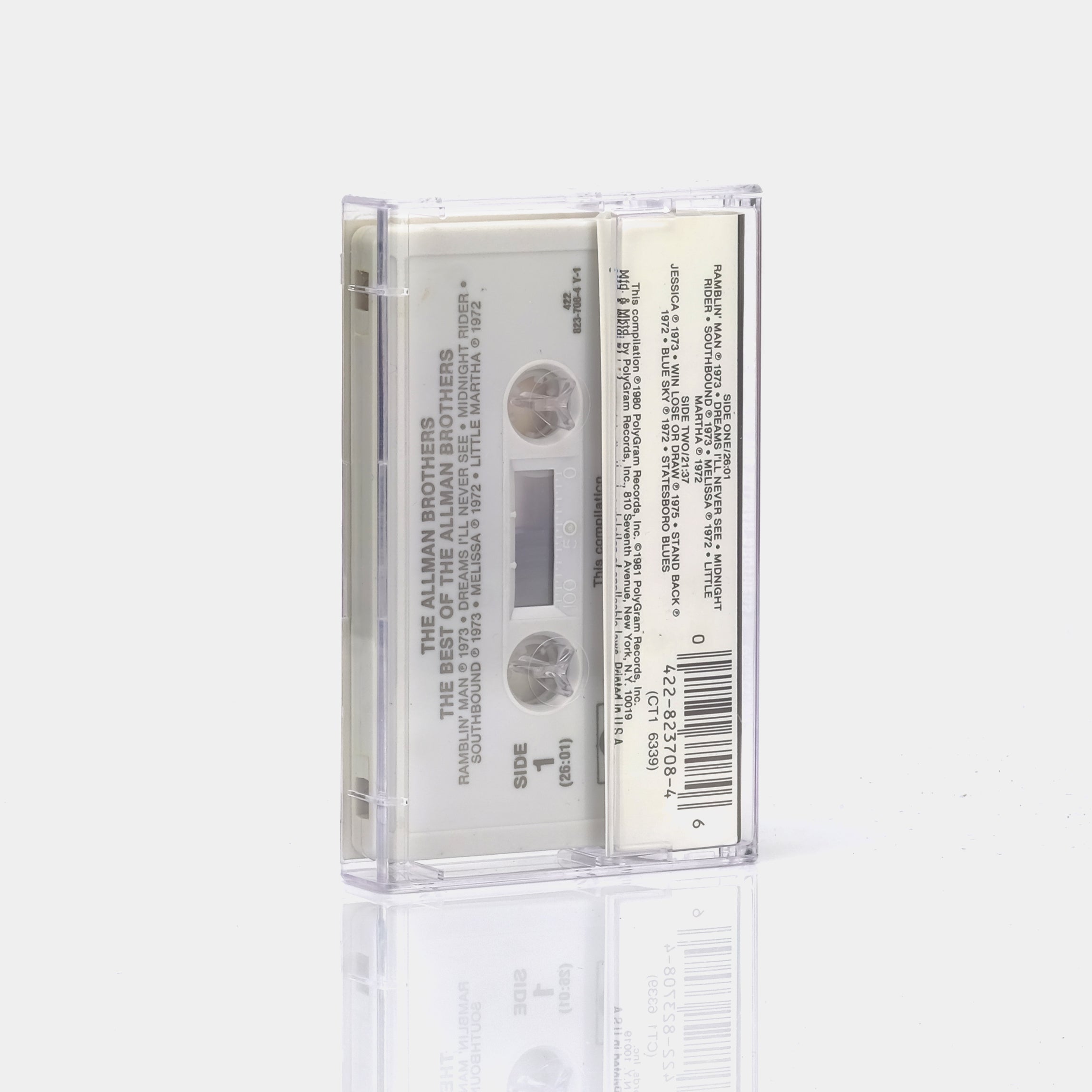The Allman Brothers - The Best Of The Allman Brothers Cassette Tape