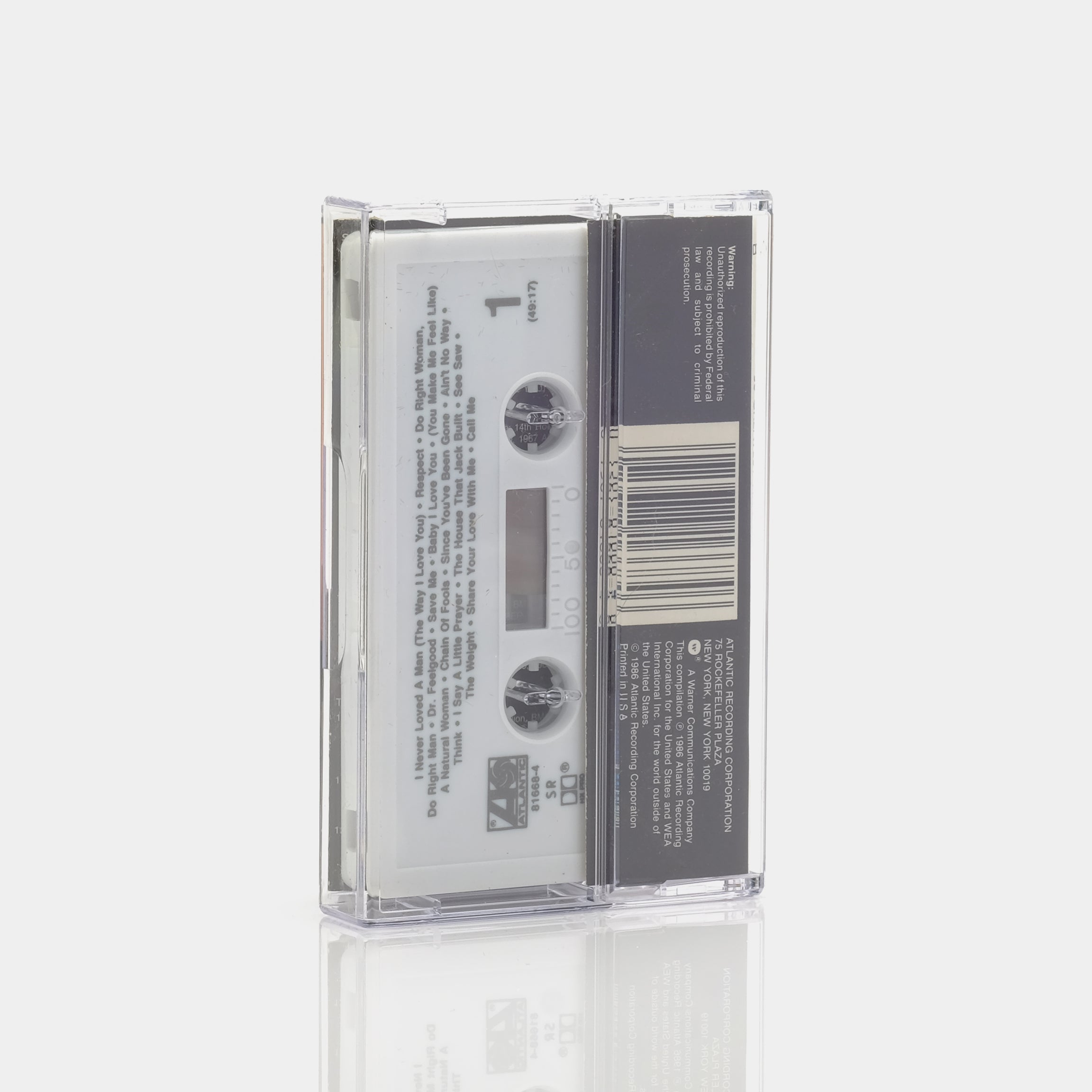 Aretha Franklin - 30 Greatest Hits Cassette Tape