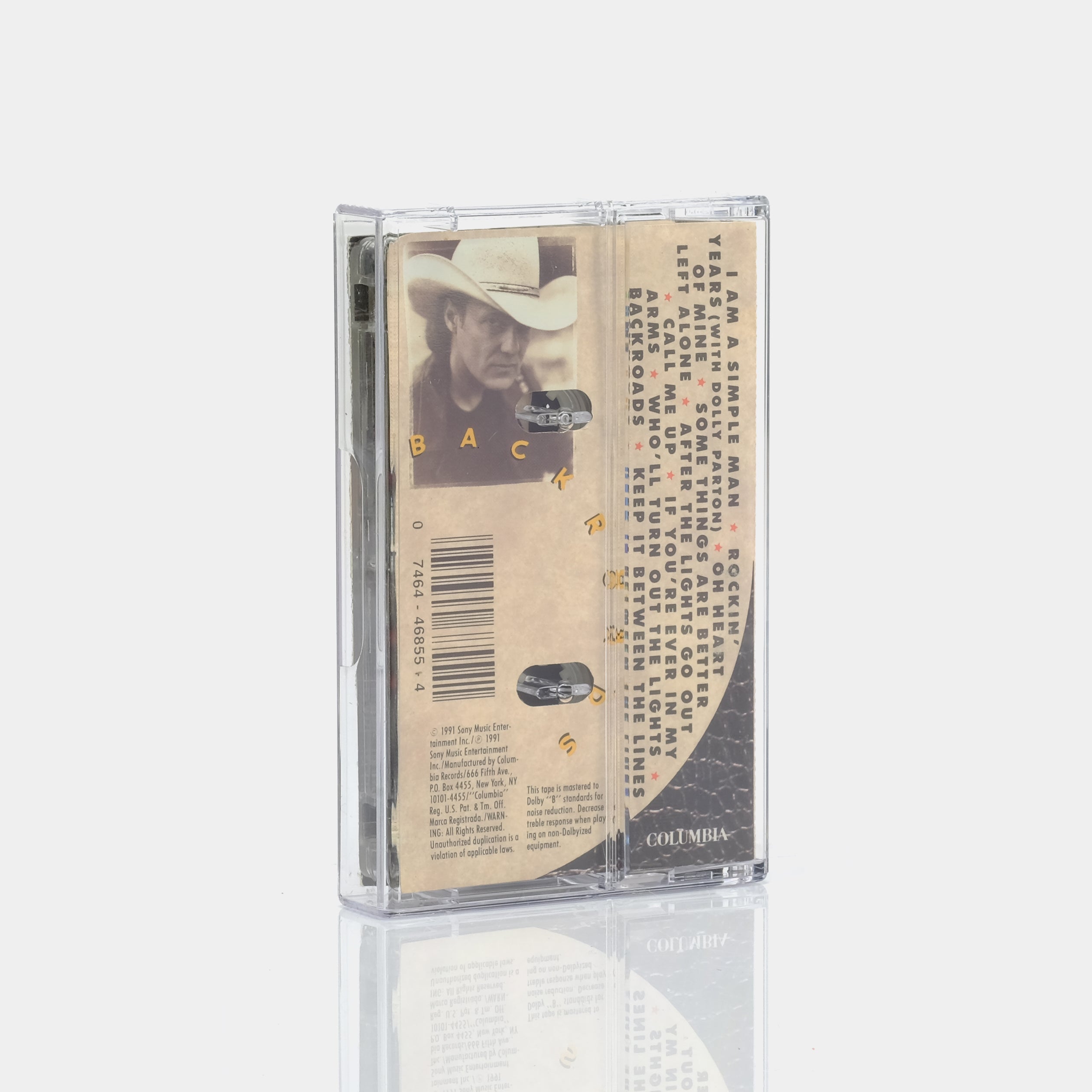 Ricky Van Shelton - Backroads Cassette Tape