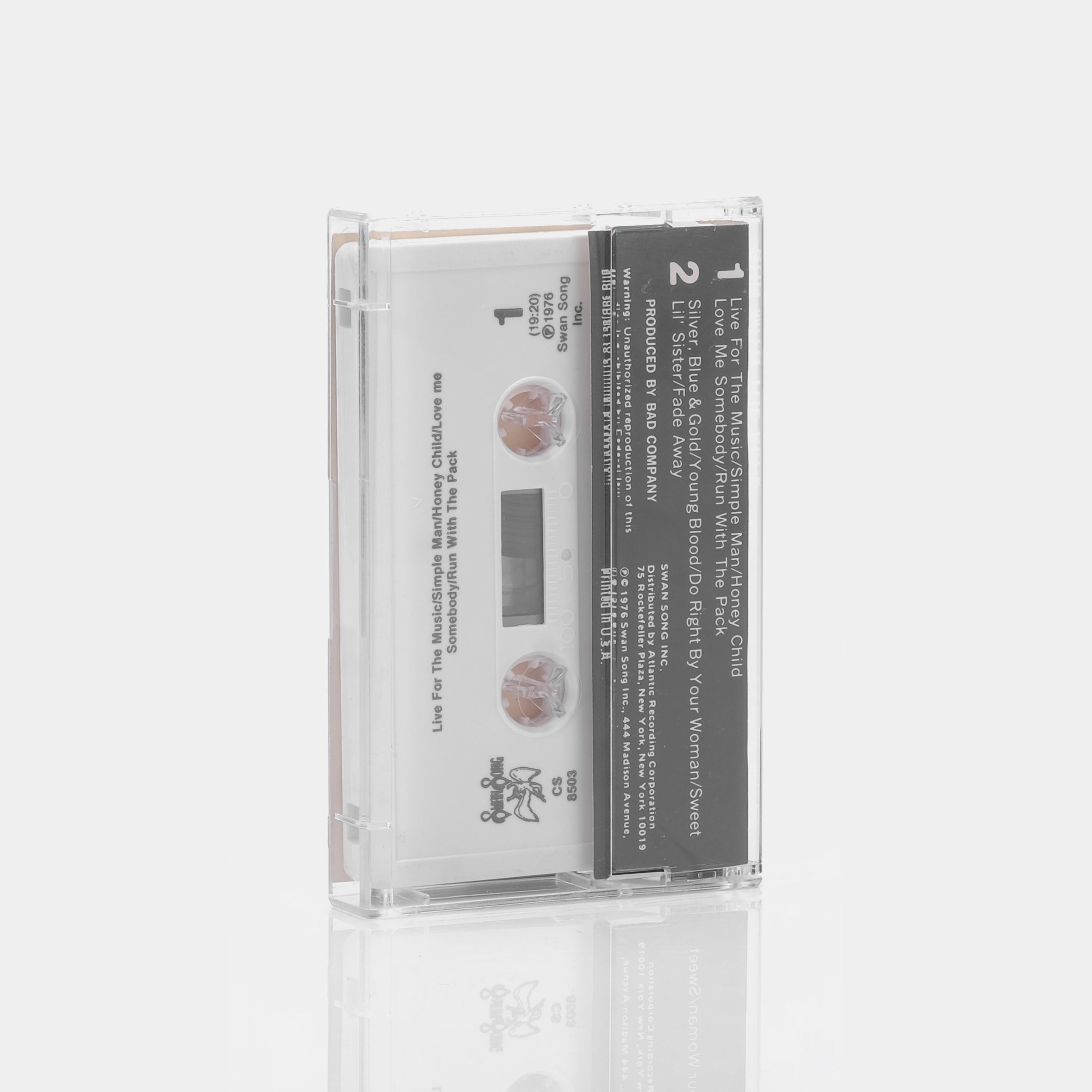 Bad Company - Run With The Pack Cassette Tape
