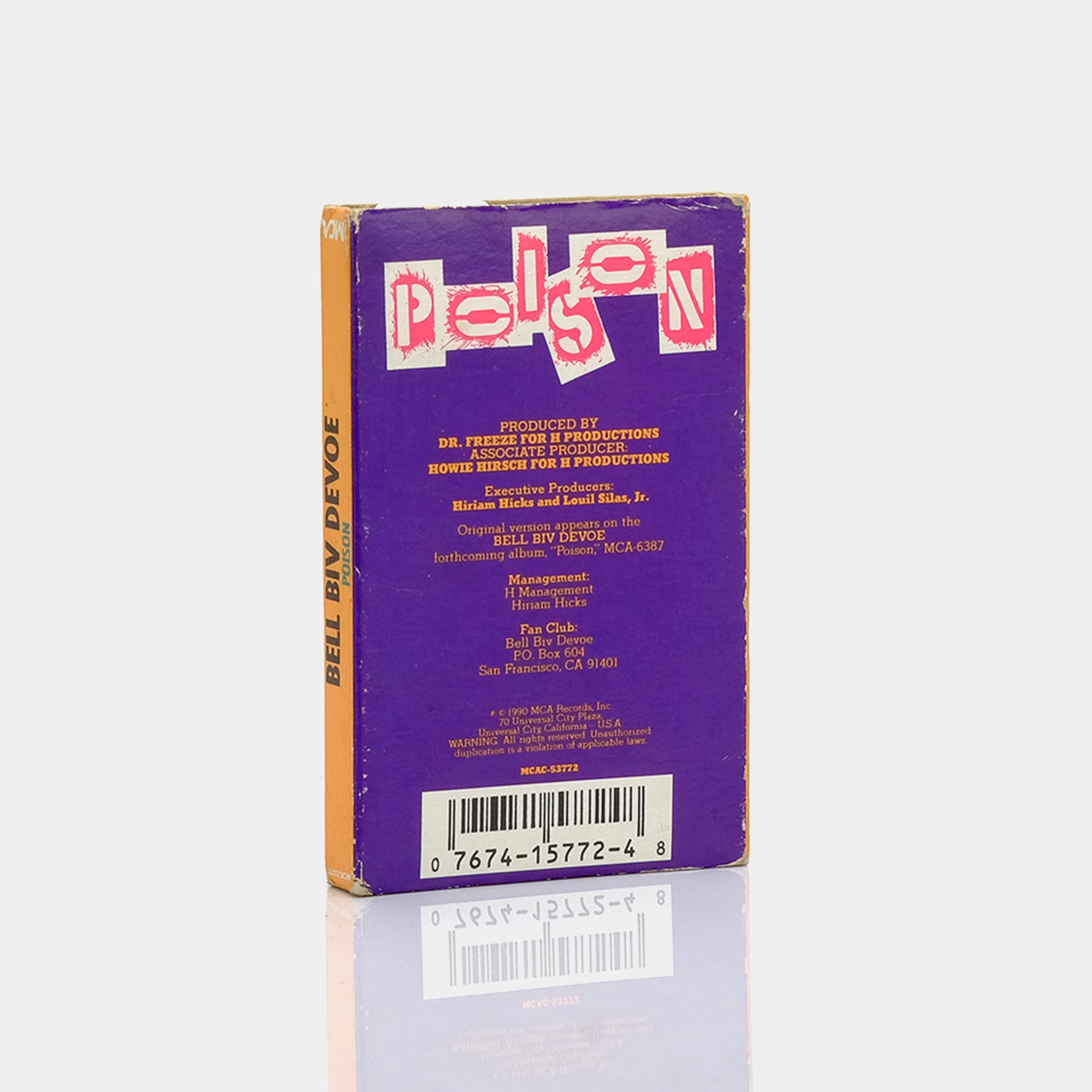 Bell Viv Devoe - Poison Cassette Tape Single