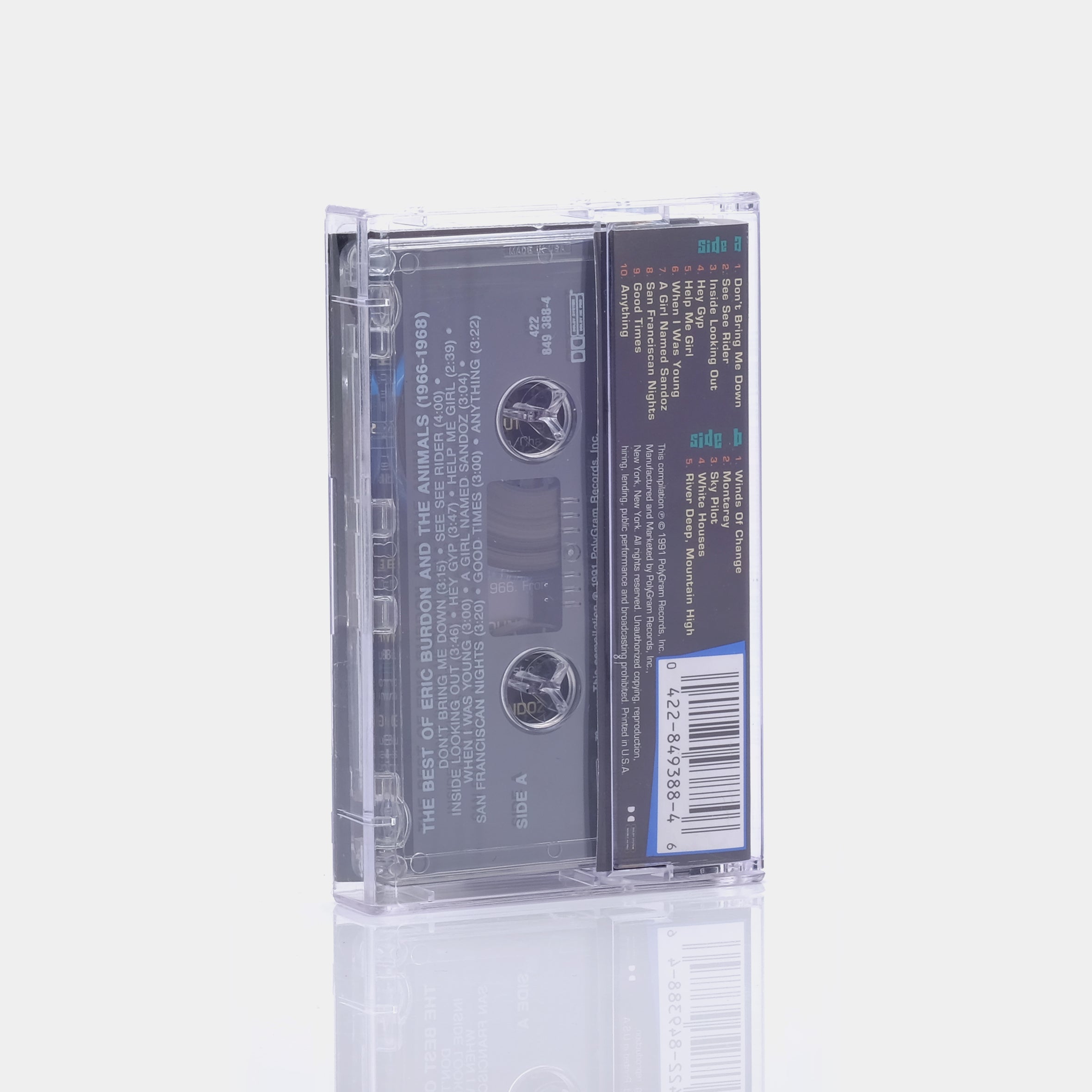 Eric Burdon & The Animals - The Best Of Eric Burdon And The Animals (1966-1968) Cassette Tape