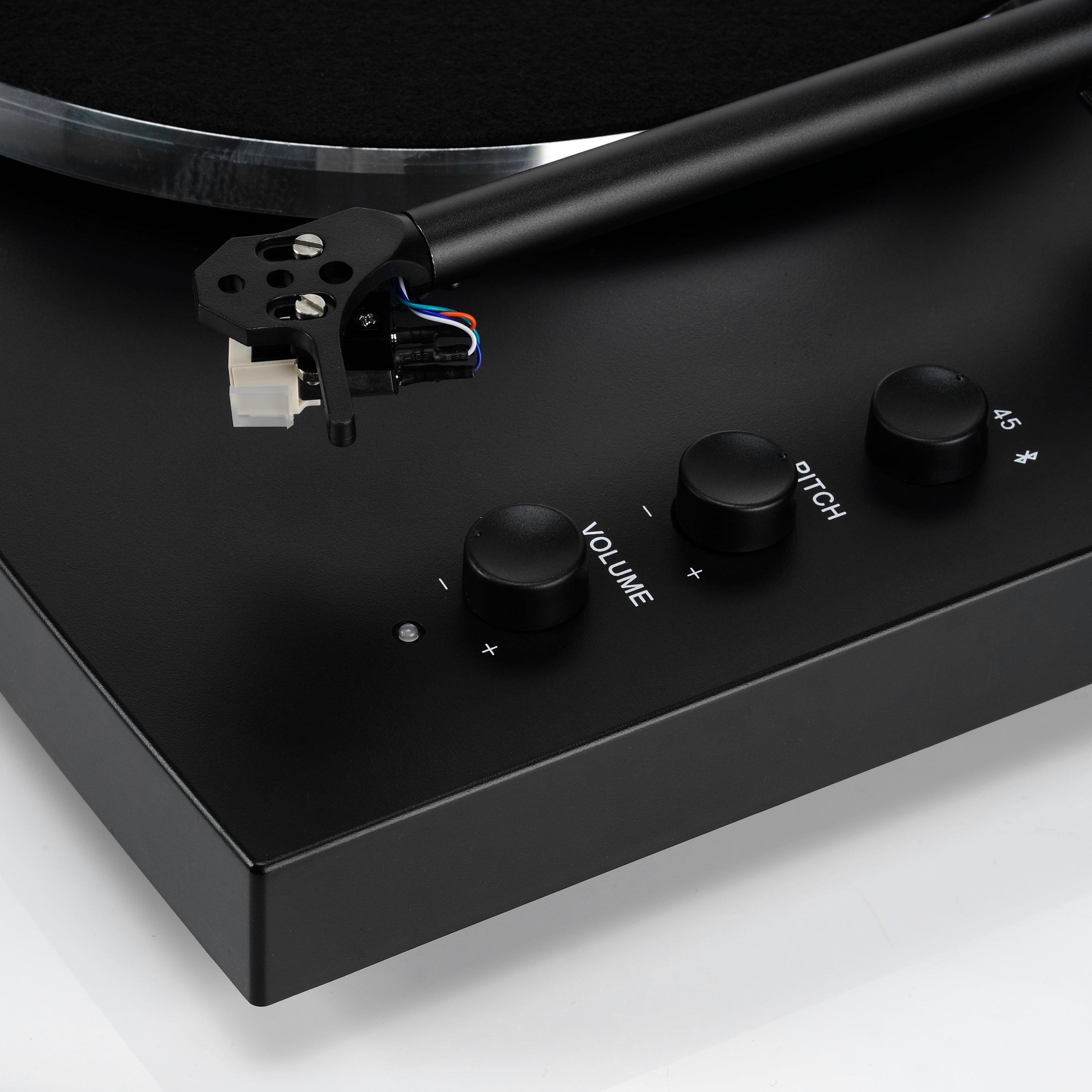 Crosley T150 Black Turntable and Speakers