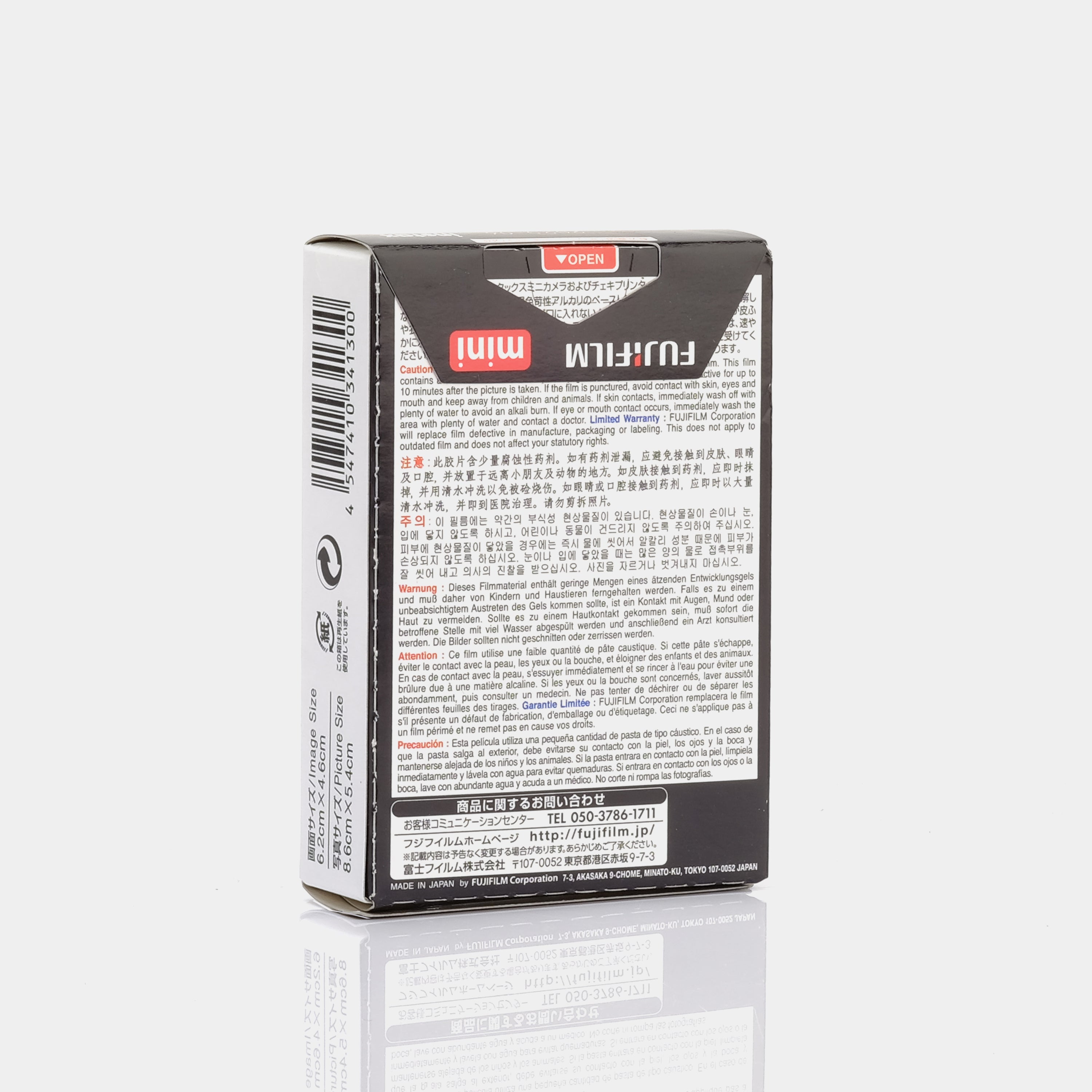 Fujifilm Instax Mini Black Instant Film