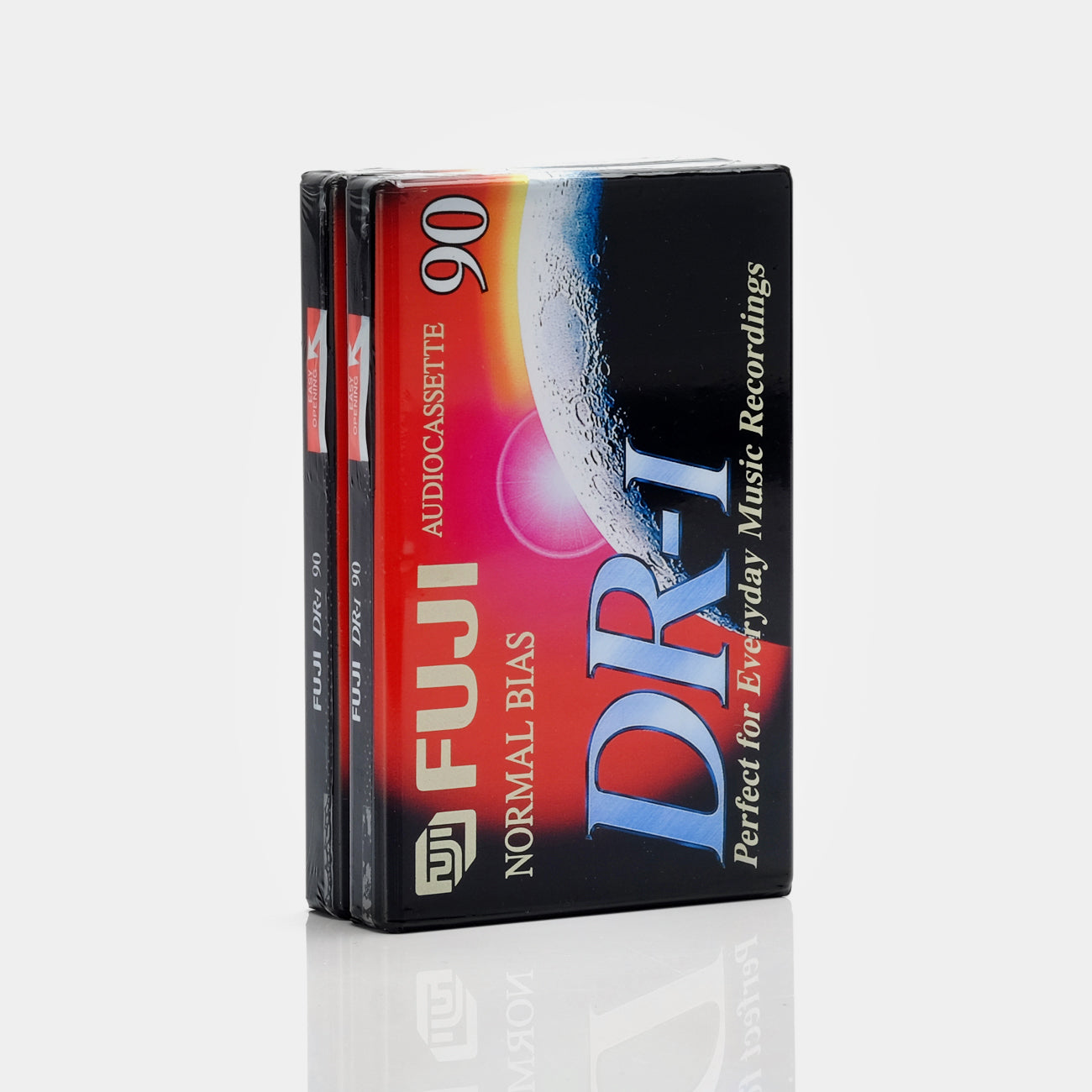 Fuji DR-1 Type I 90 Min Blank Cassette Tapes (2 Pack)