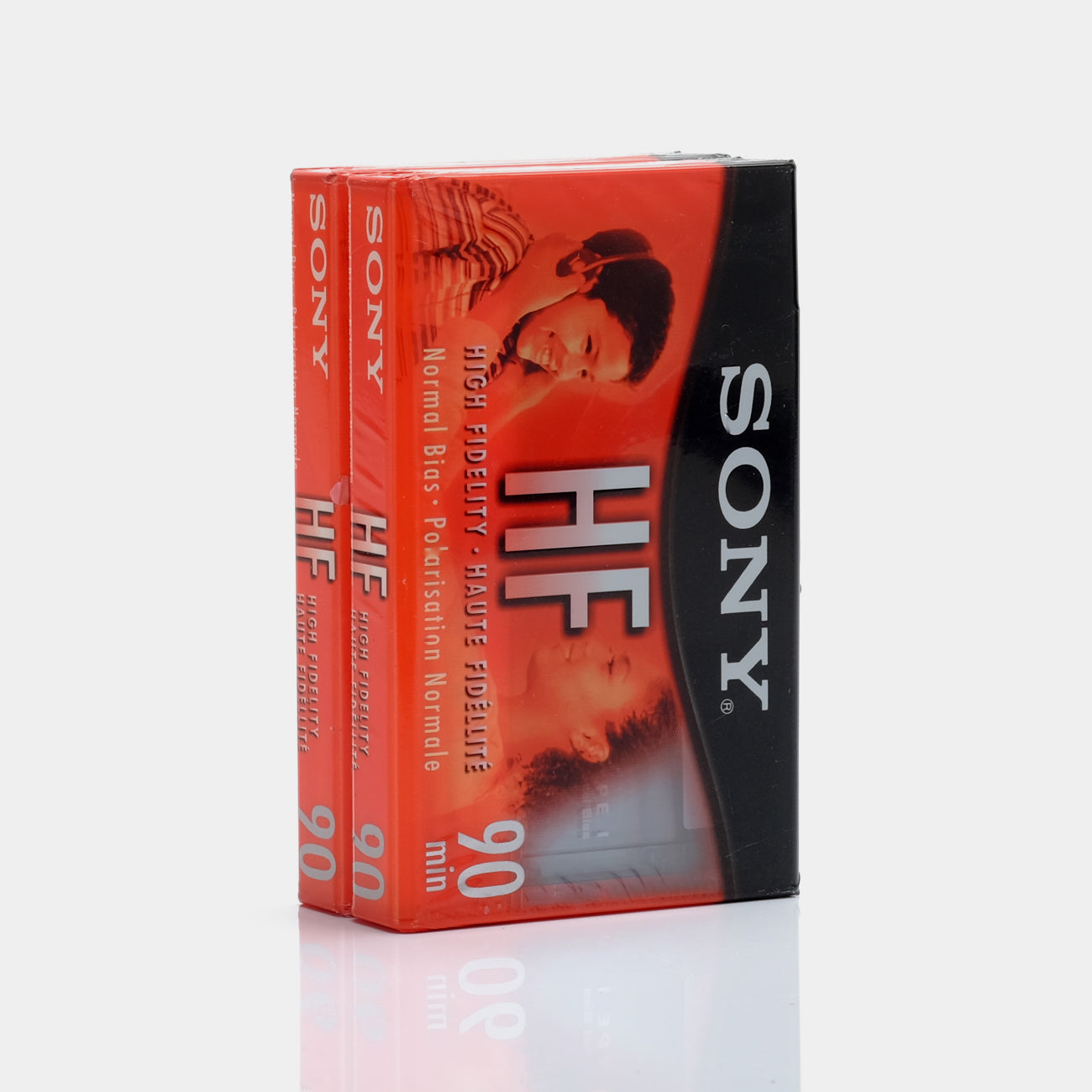 Sony HF90 Type I Blank Recordable Cassette Tapes (2 Pack)