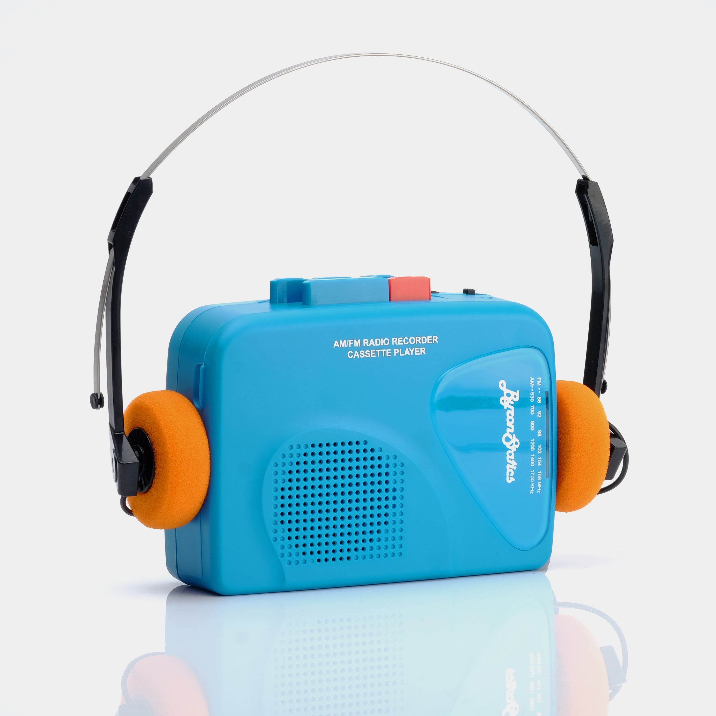 Byron Statics Teal Portable Cassette Player with Speaker