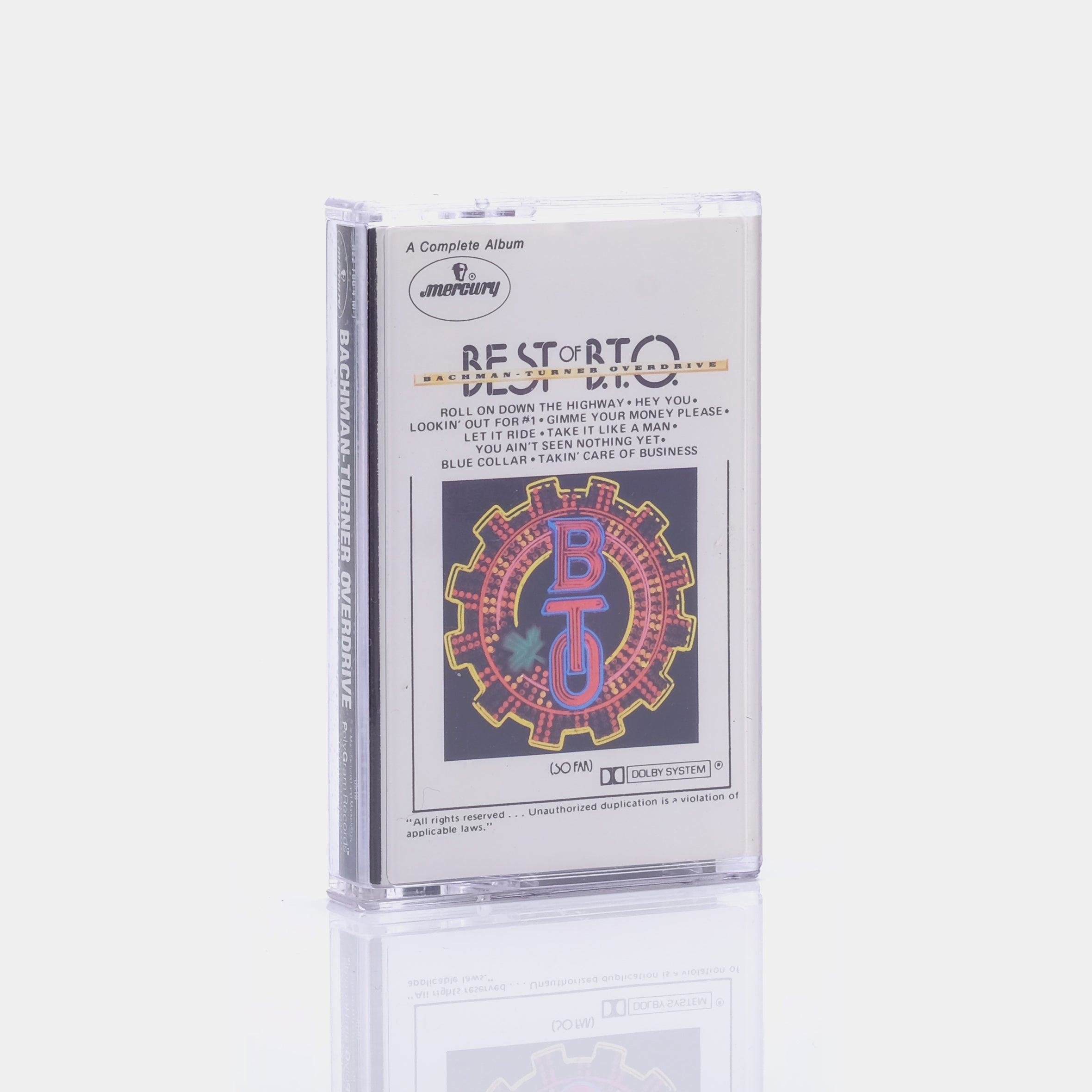 Bachman-Turner Overdrive - Best Of B.T.O (So Far) Cassette Tape