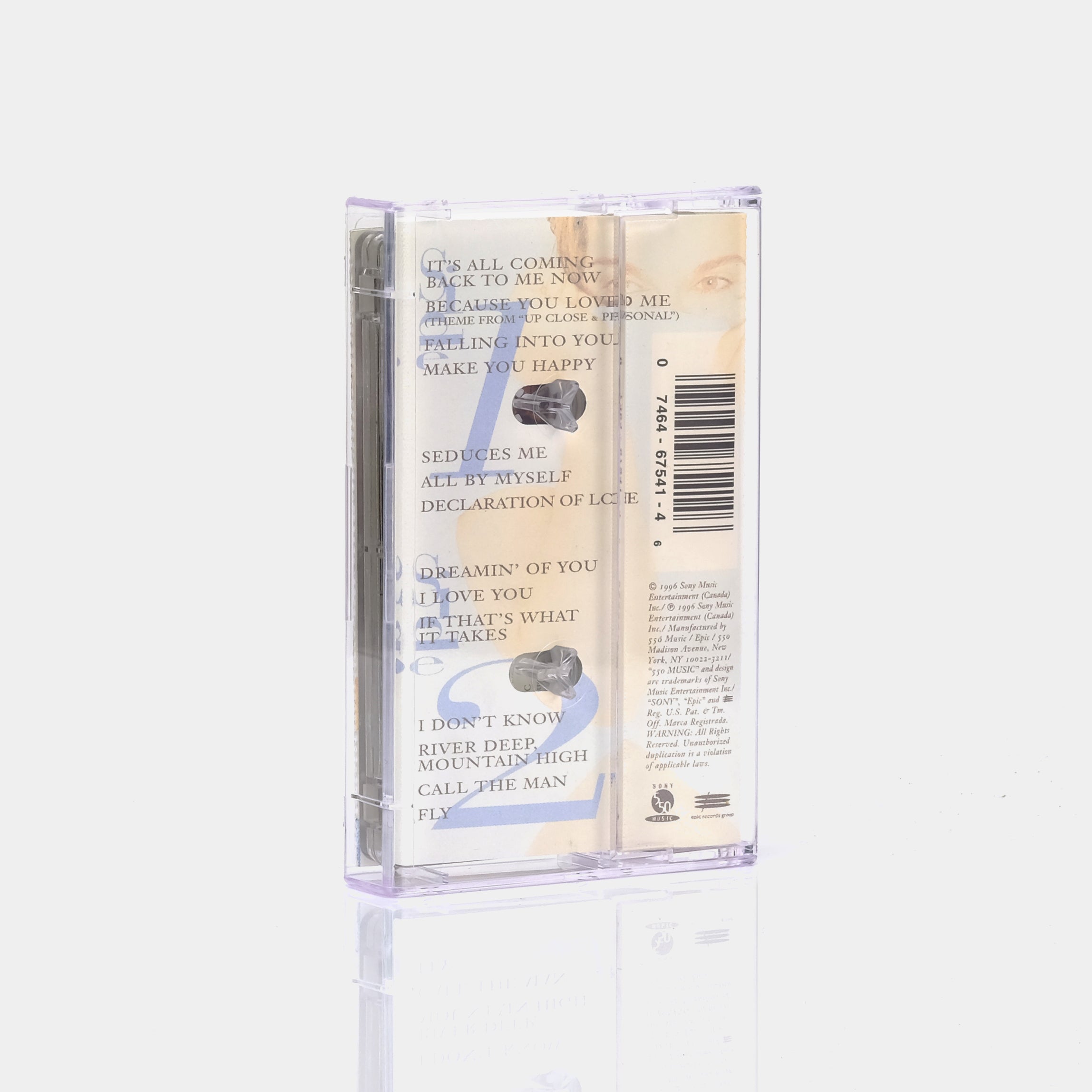 Celine Dion - Falling Into You Cassette Tape