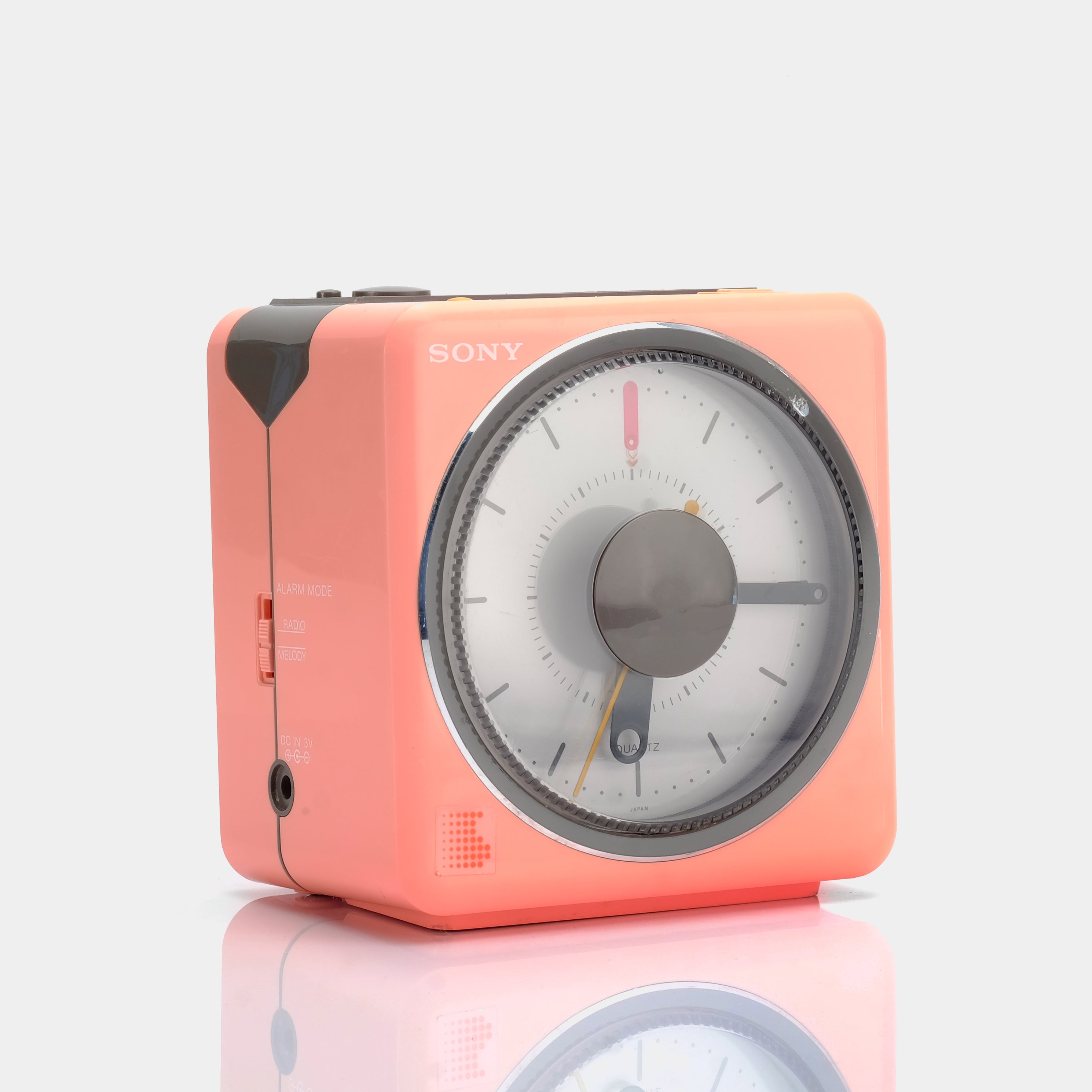 Sony ICF-A10W Pink AM/FM Alarm Clock Radio