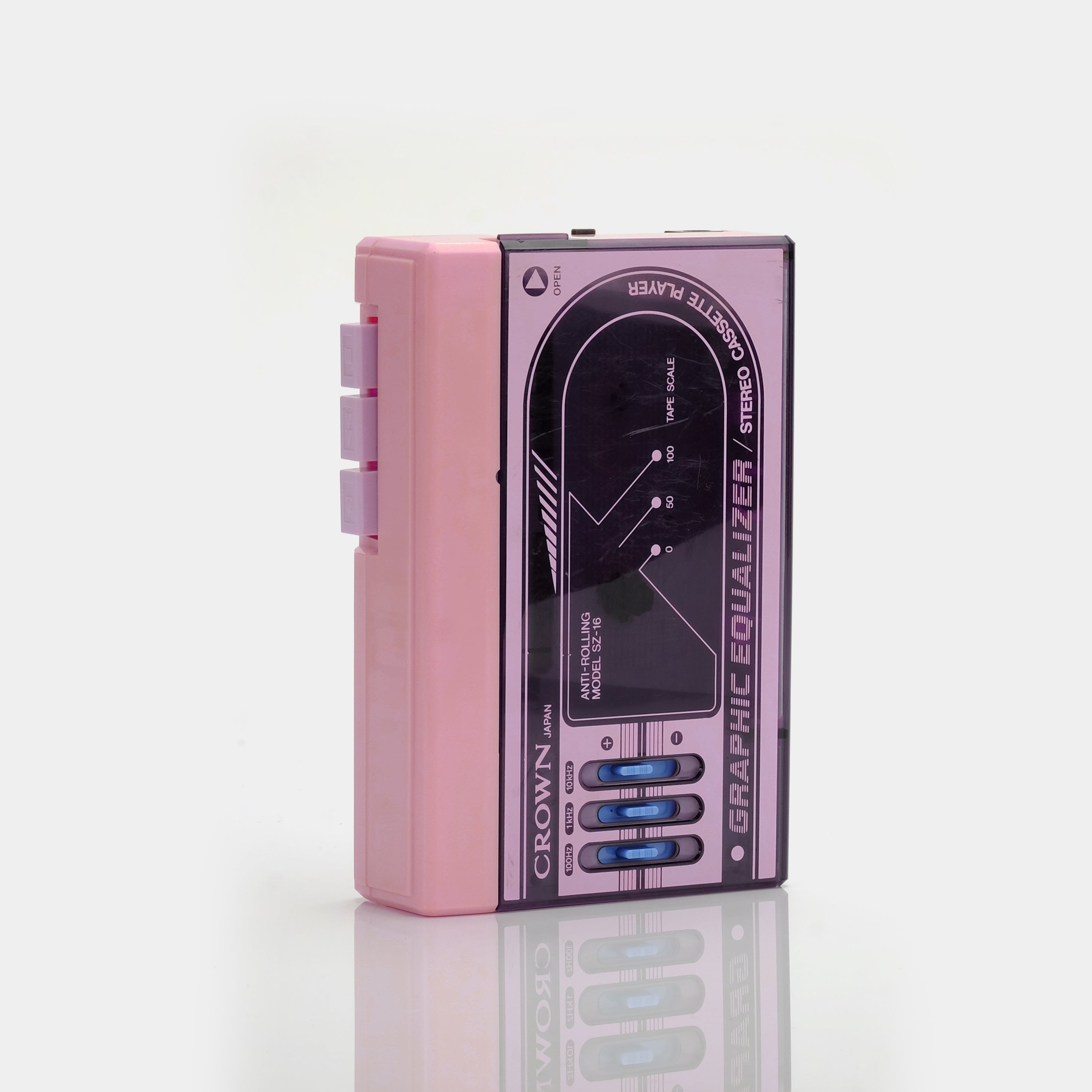 Crown CZ-16 Pink Portable Cassette Player