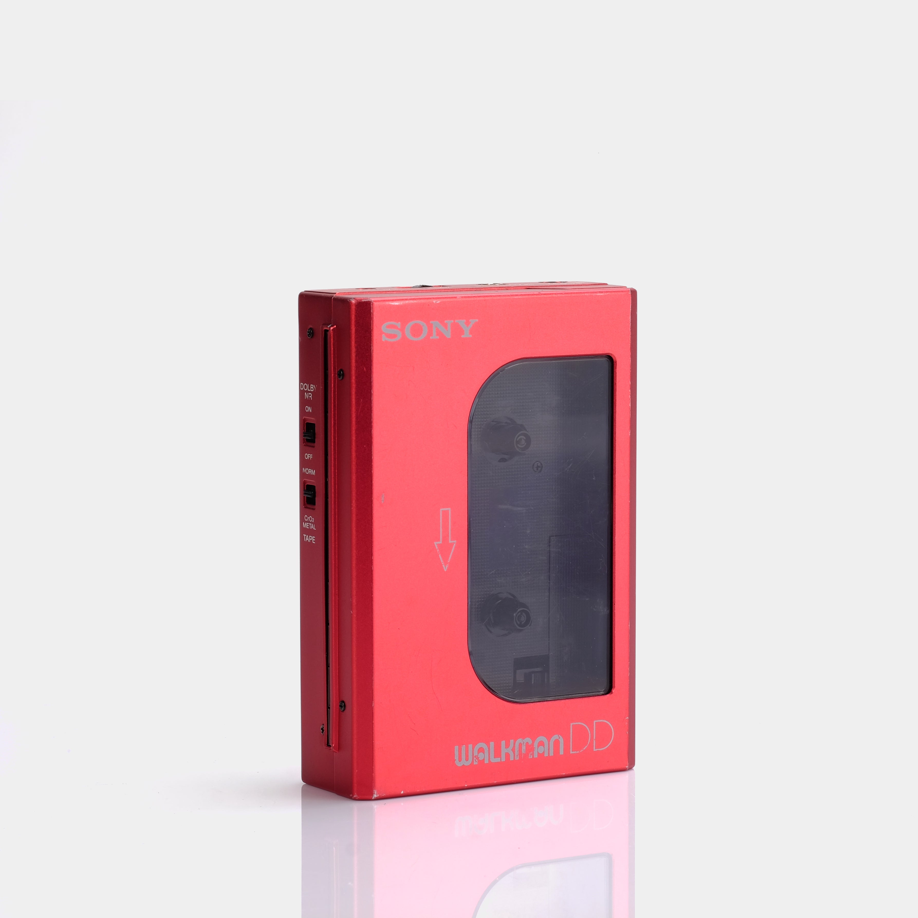 Sony Walkman WM-DD10 Red Portable Cassette Player