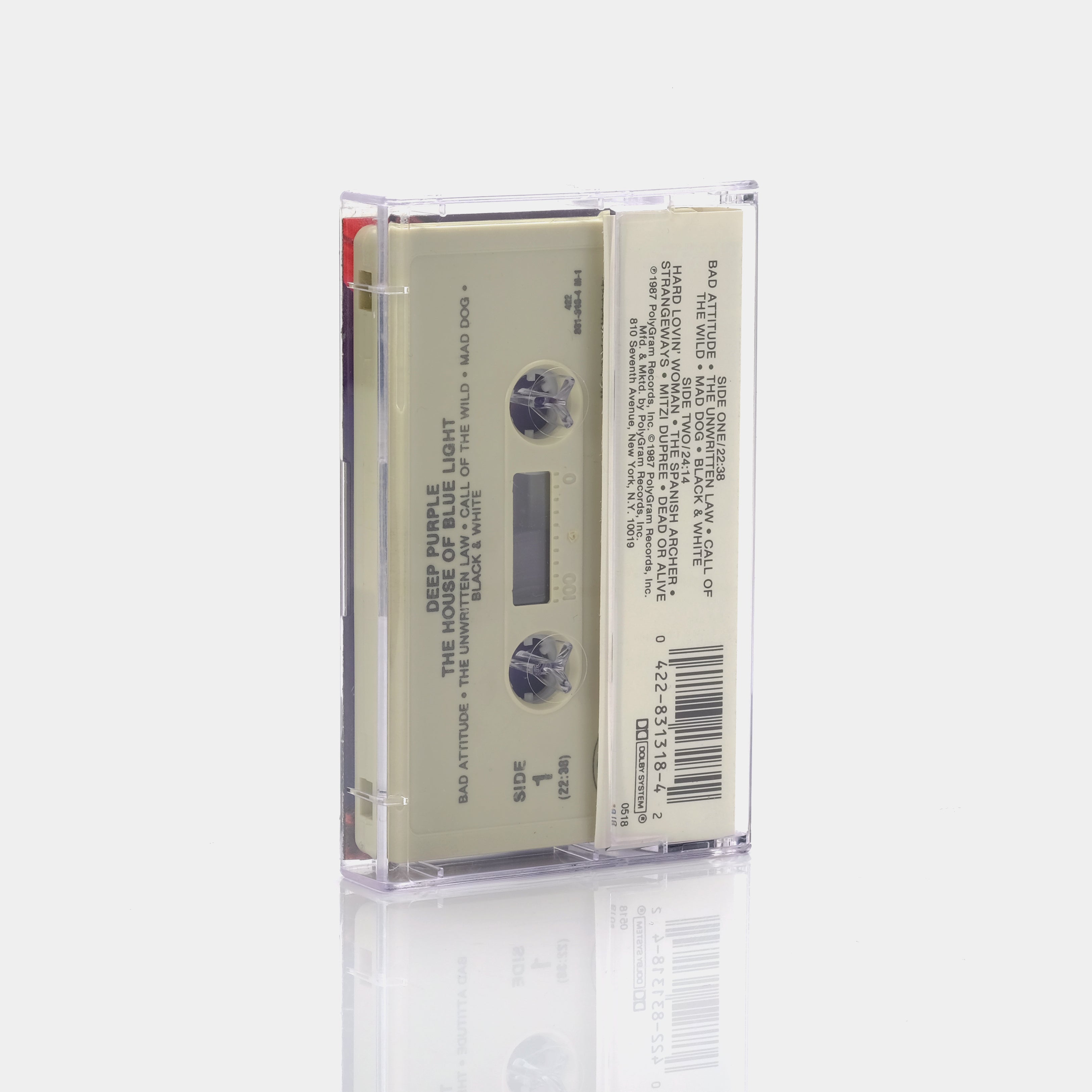 Deep Purple - The House of Blue Light Cassette Tape