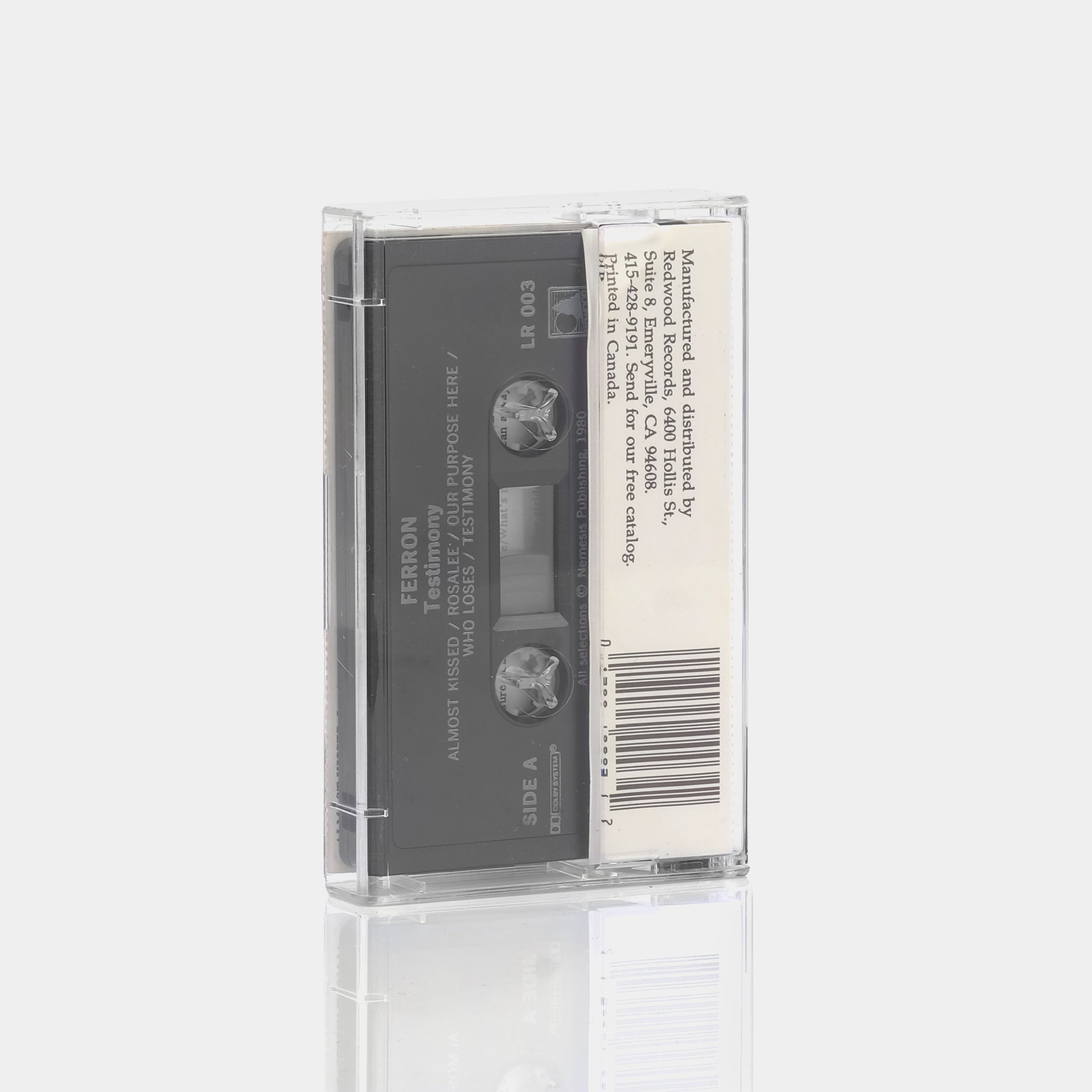 Ferron - Testimony Cassette Tape