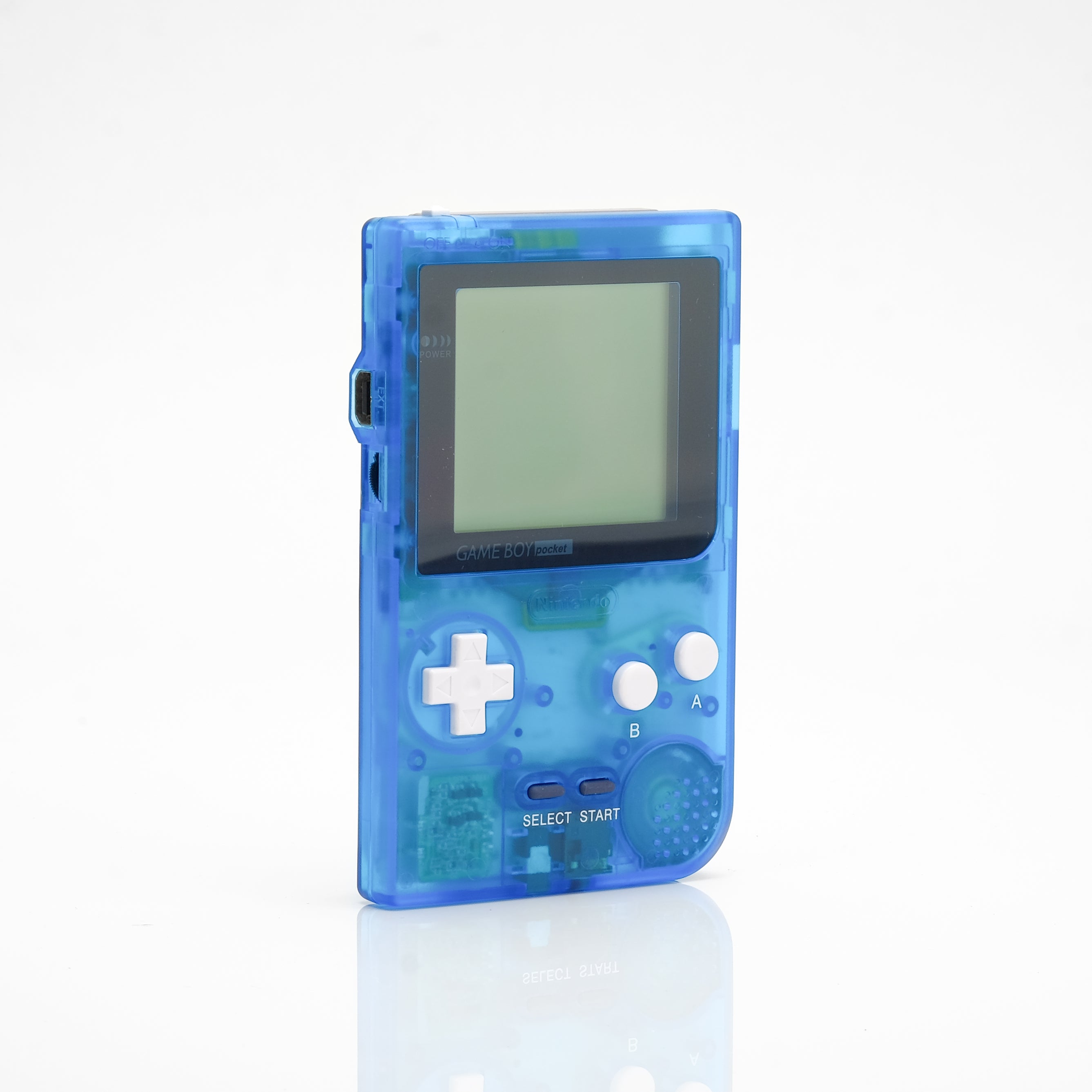 Nintendo Game Boy Pocket Clear Blue Game Console